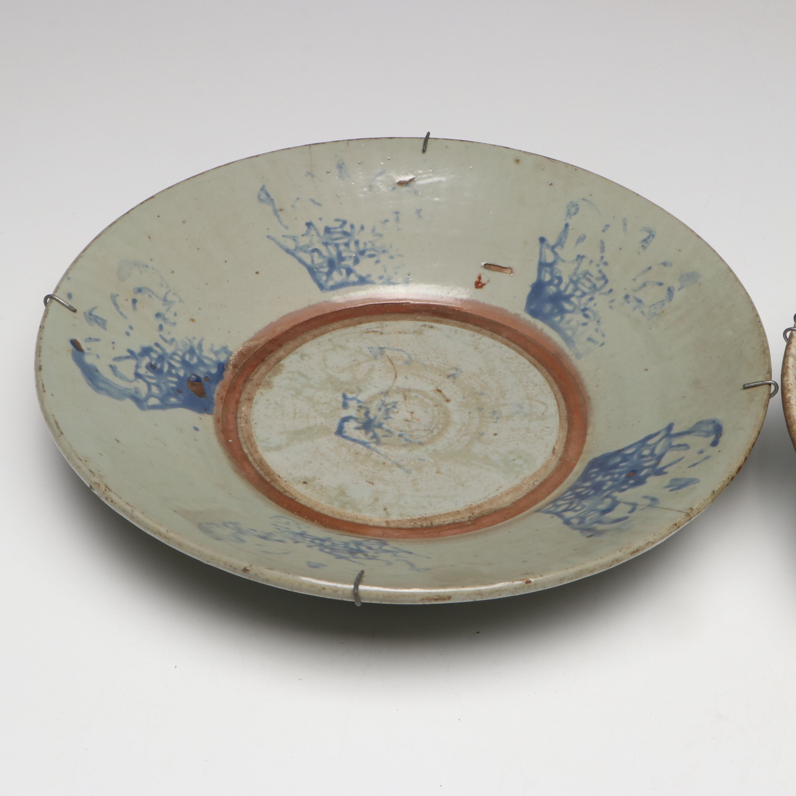 Ming Dynasty Zhangzhou Ware Blue and White Ceramic Decorative Bowls