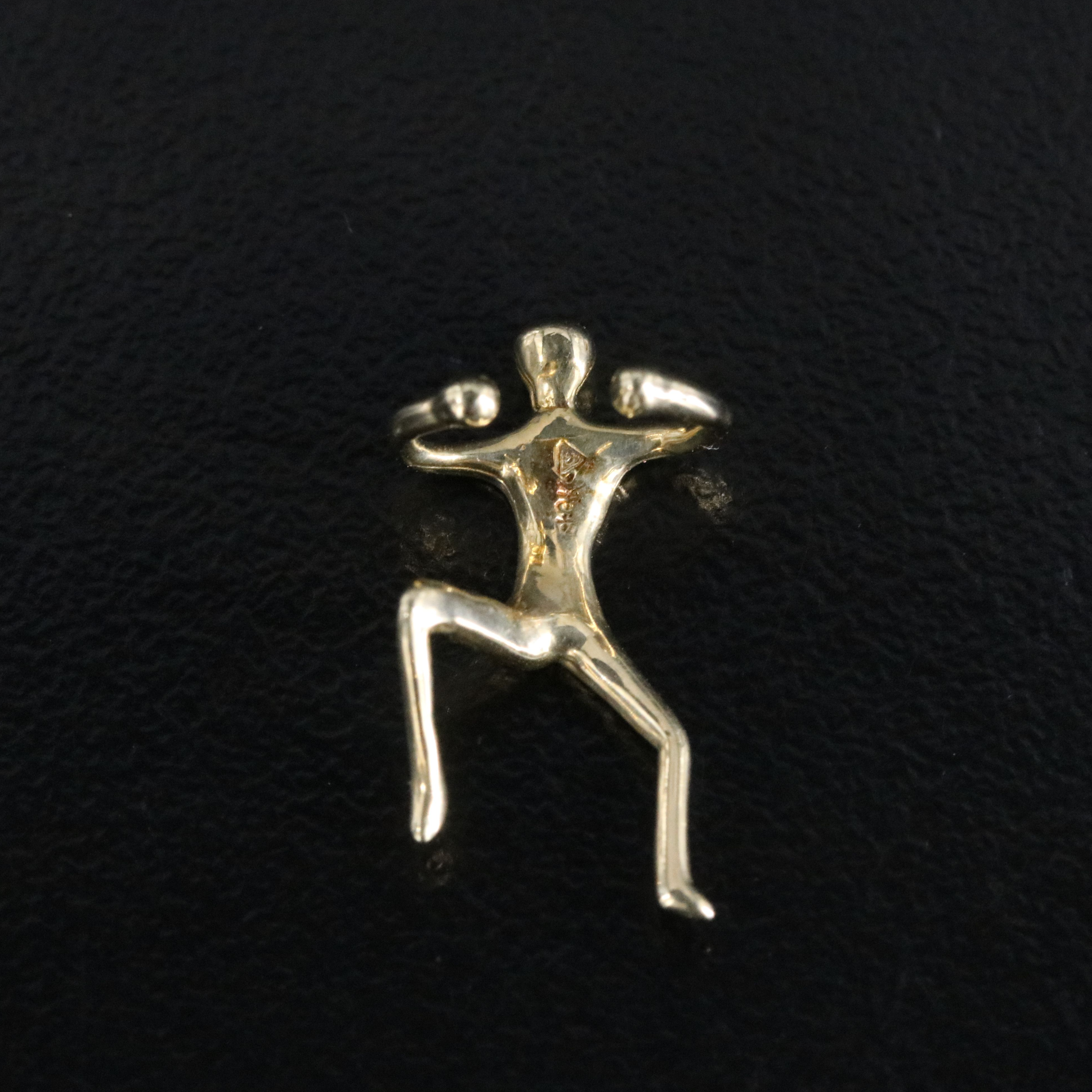 10K Figural Earring Cuff