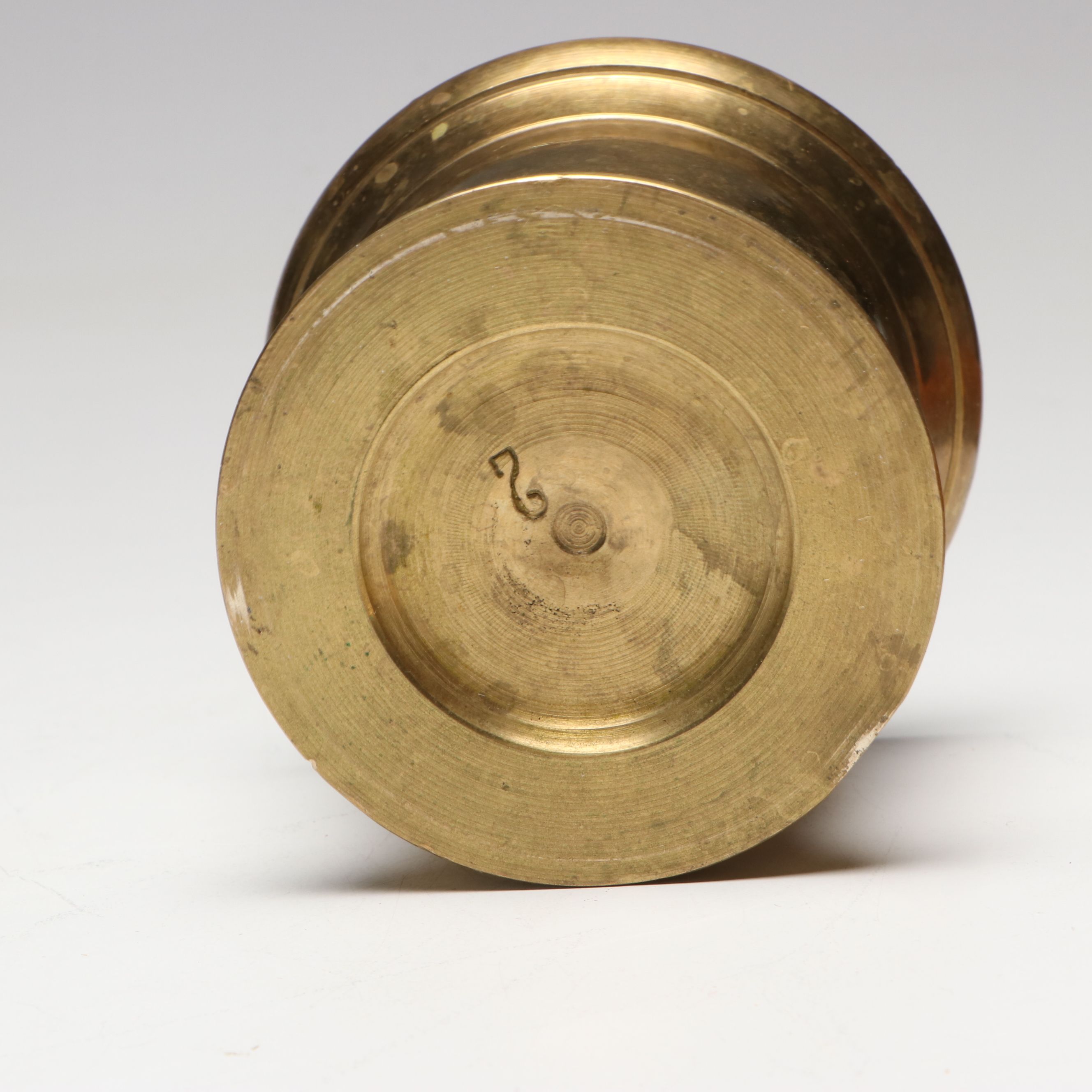 Rosario Woodturning Teak with Other Brass and Marble Mortar and Pestles