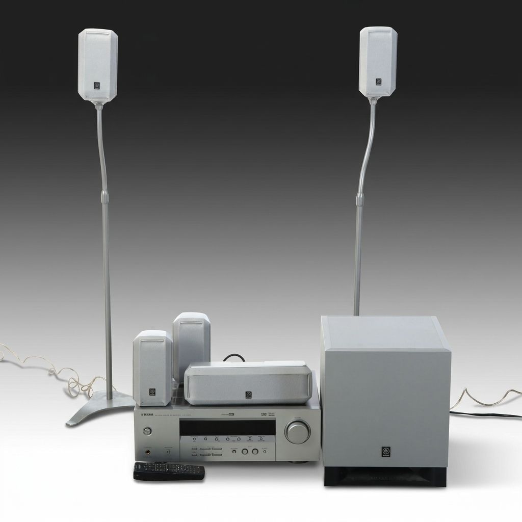 Yamaha Natural Sound AV Receiver with Home Theater Speaker Set