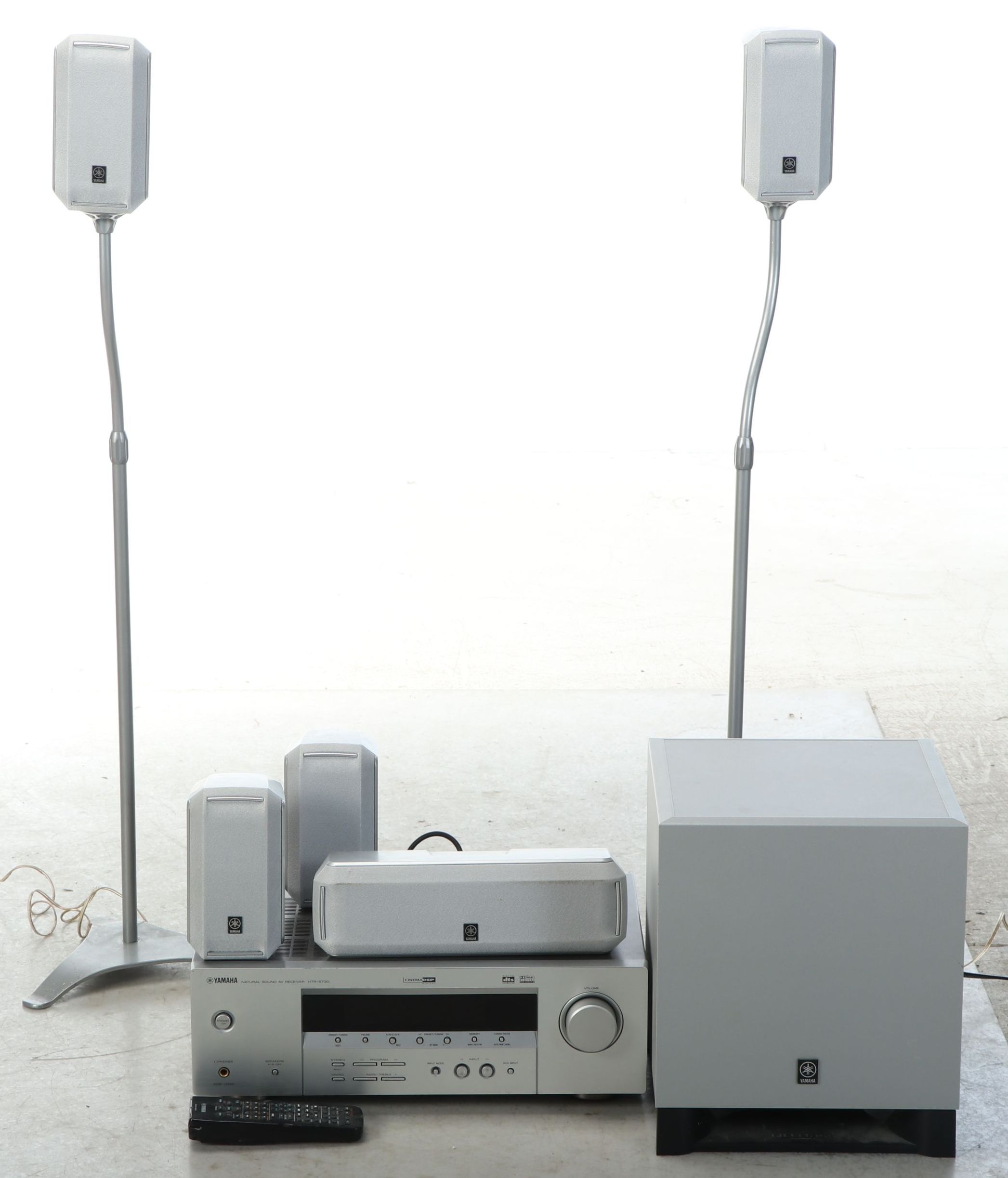 Yamaha Natural Sound AV Receiver with Home Theater Speaker Set