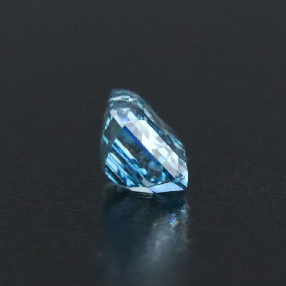 Loose 1.52 CT Lab Grown Fancy Vivid Blue Diamond with IGI Report