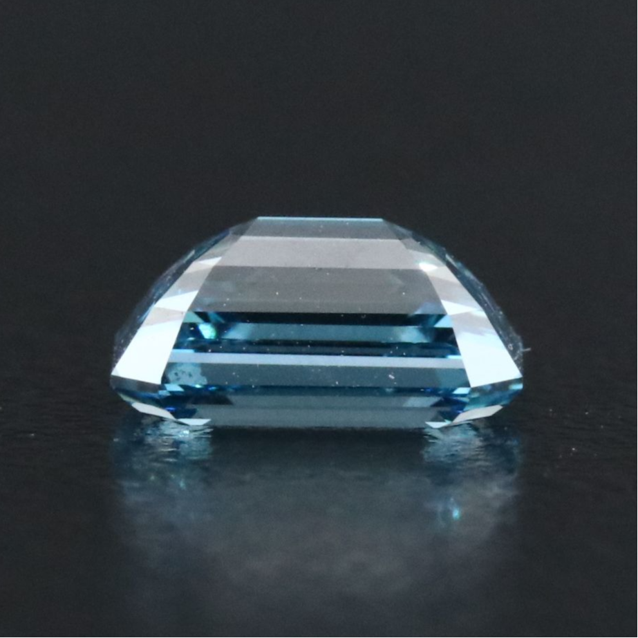 Loose 1.52 CT Lab Grown Fancy Vivid Blue Diamond with IGI Report