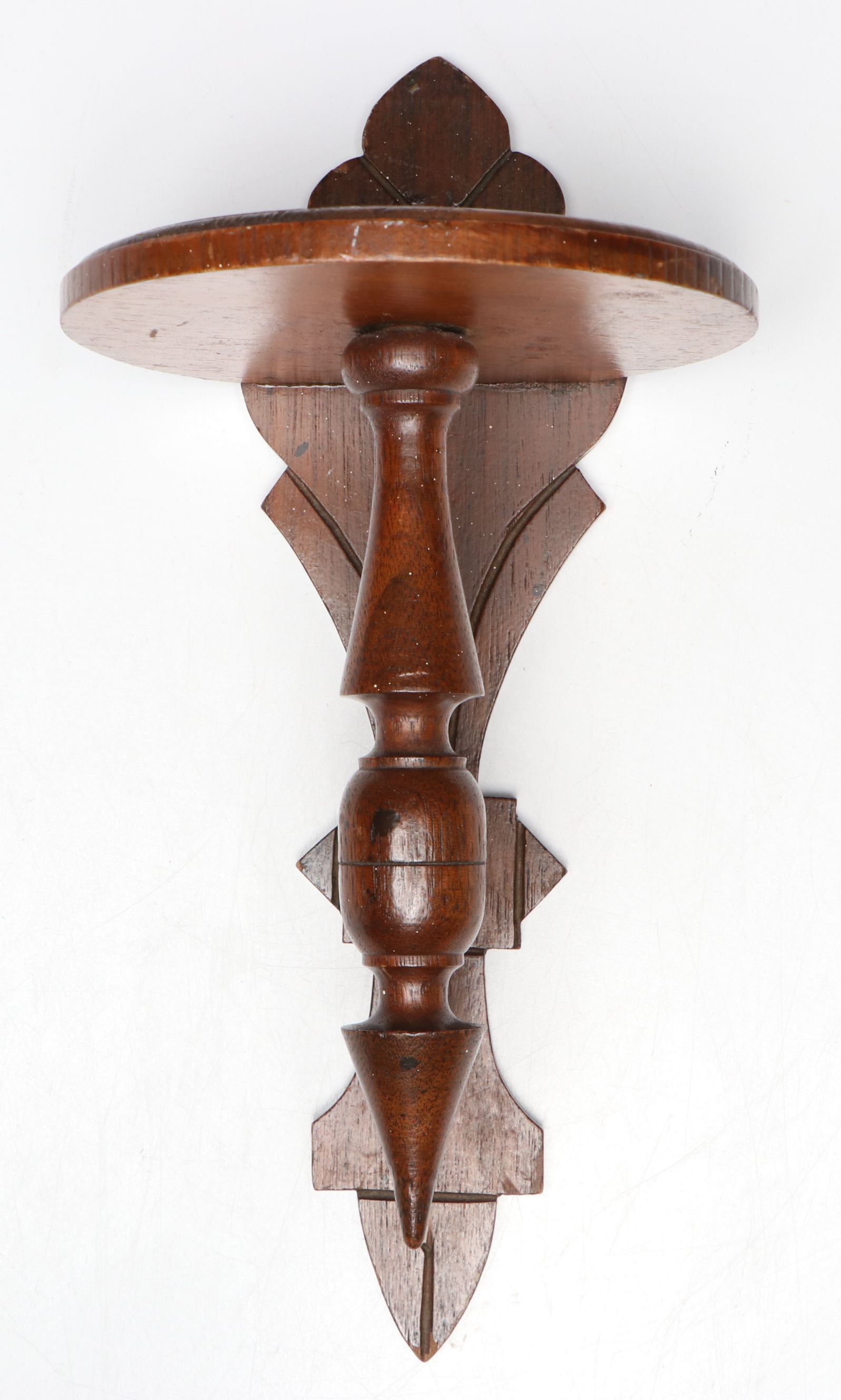 Victorian Eastlake Carved Wood Sconce