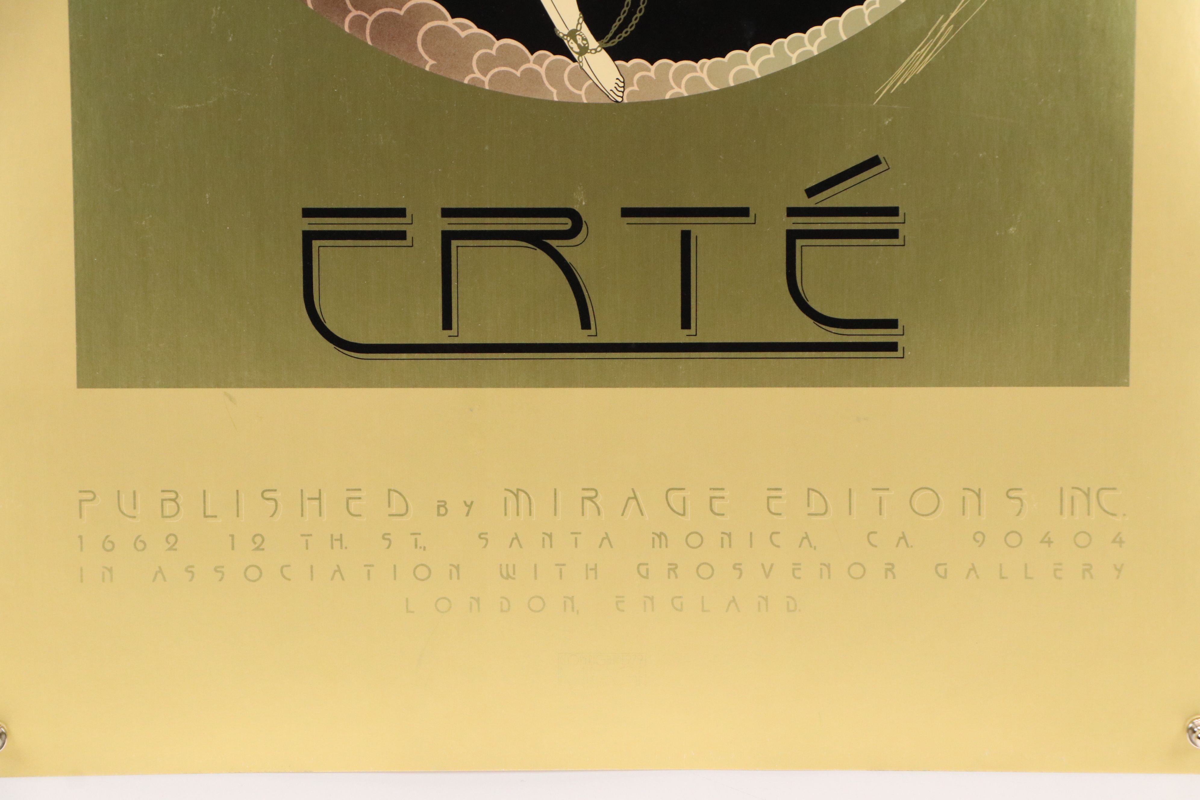 Romain "Erté" de Tirtoff Offset Lithograph "L'Amour," 1979