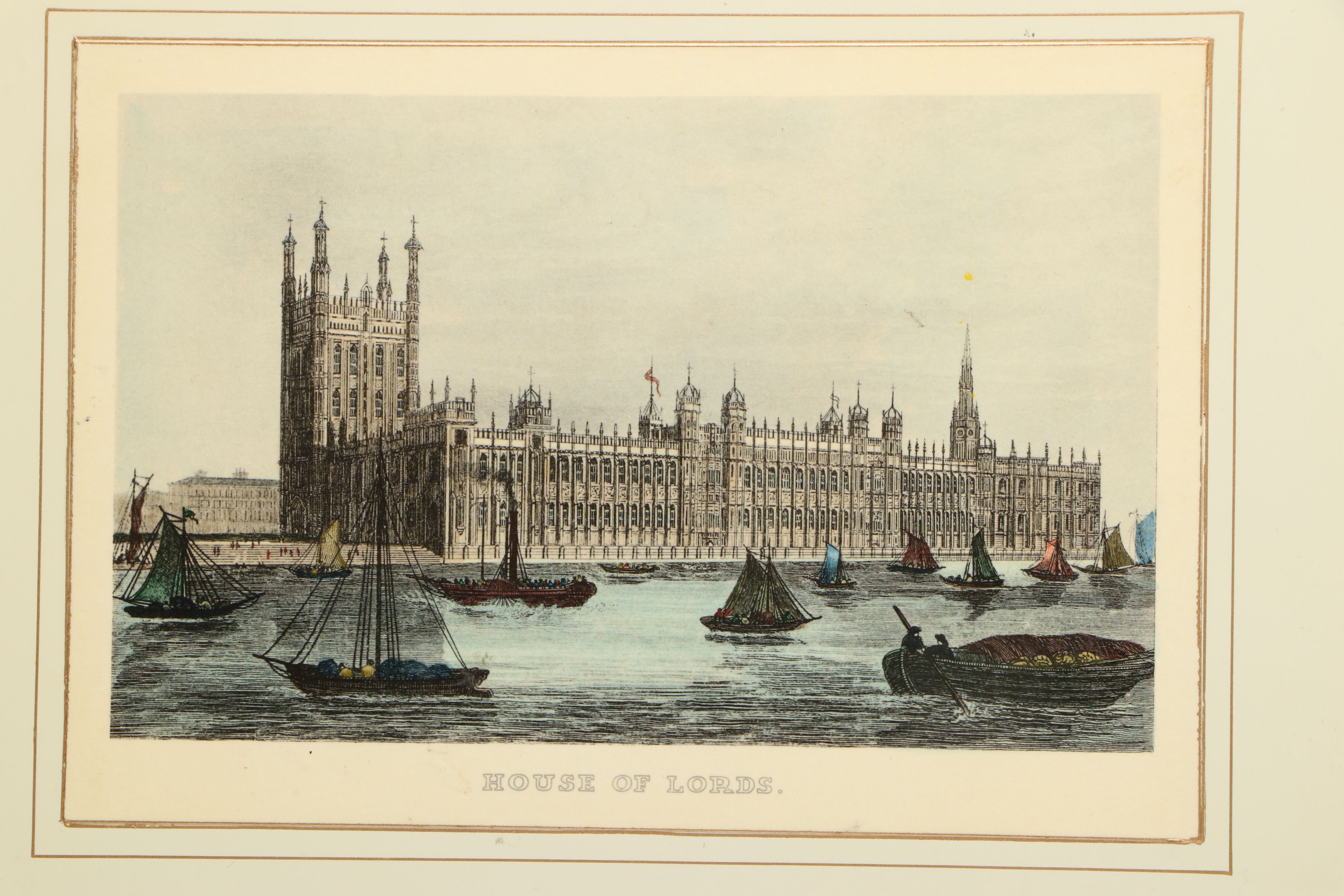 Victorian Style Prints of British Architecture on Resin Trivets