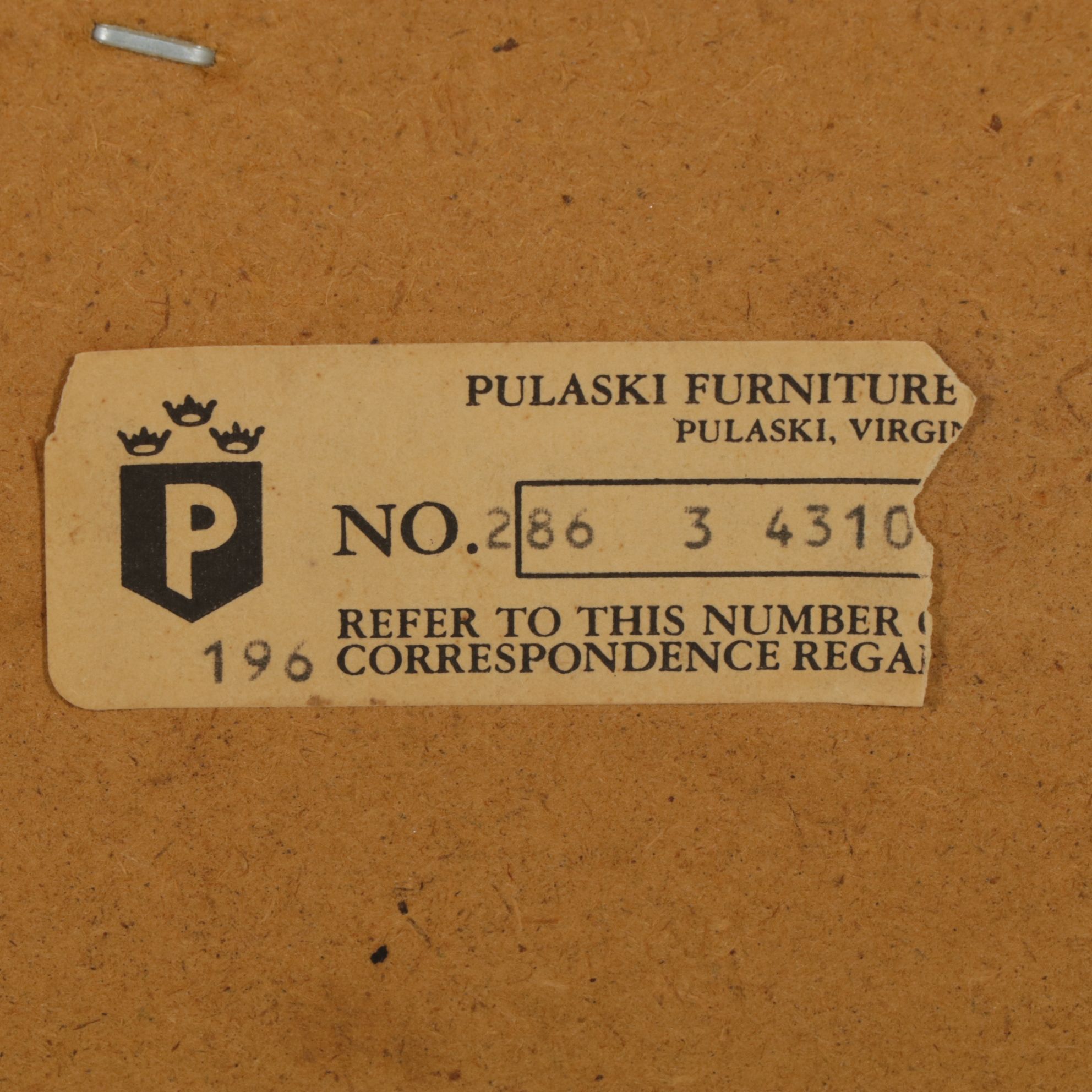 Pulaski Furniture Louis XV Style Paint Decorated Pine Bombé Dresser