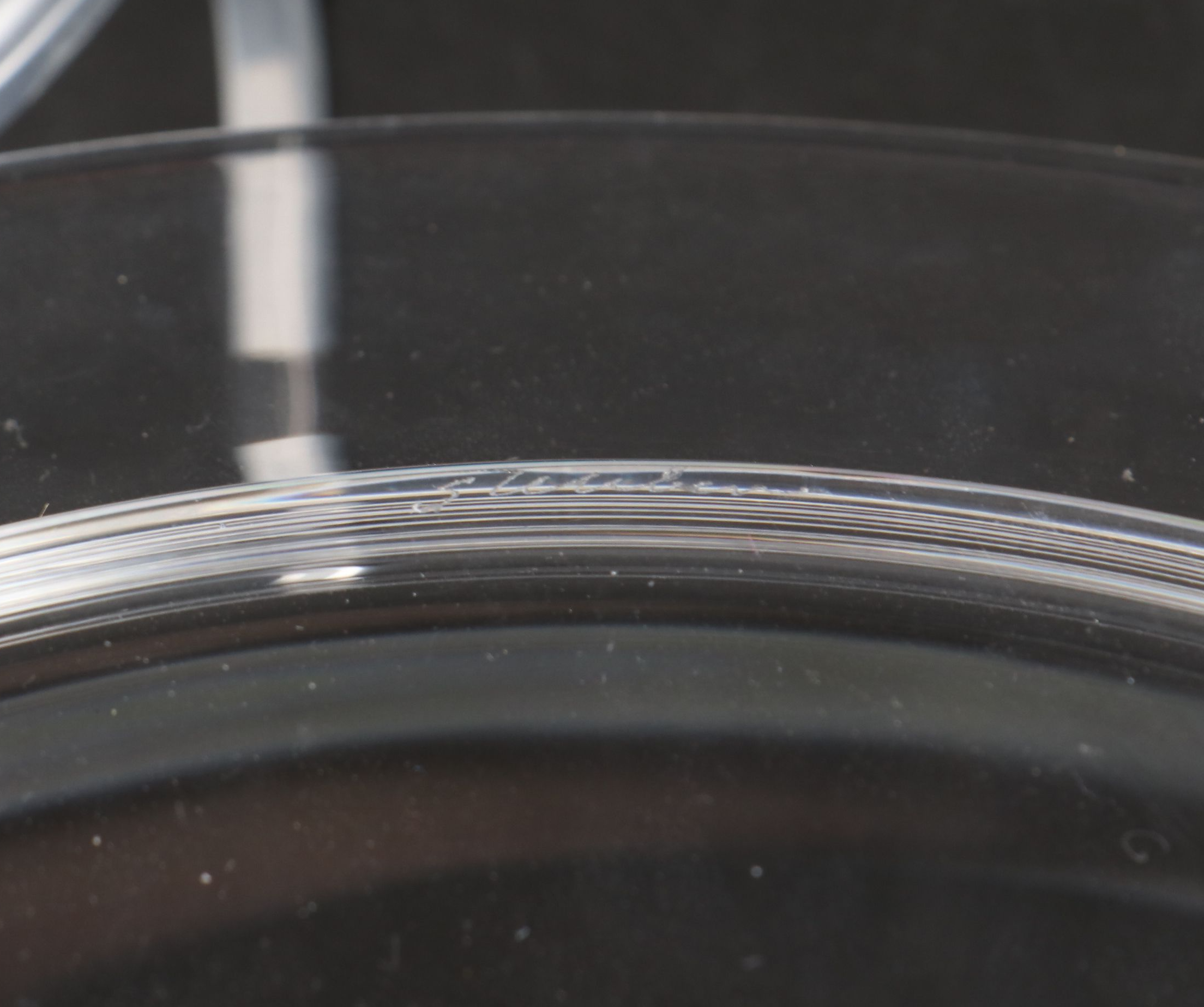 Steuben Glass "Audubon Birds" Etched Crystal Decorative Plates with Metal Stands