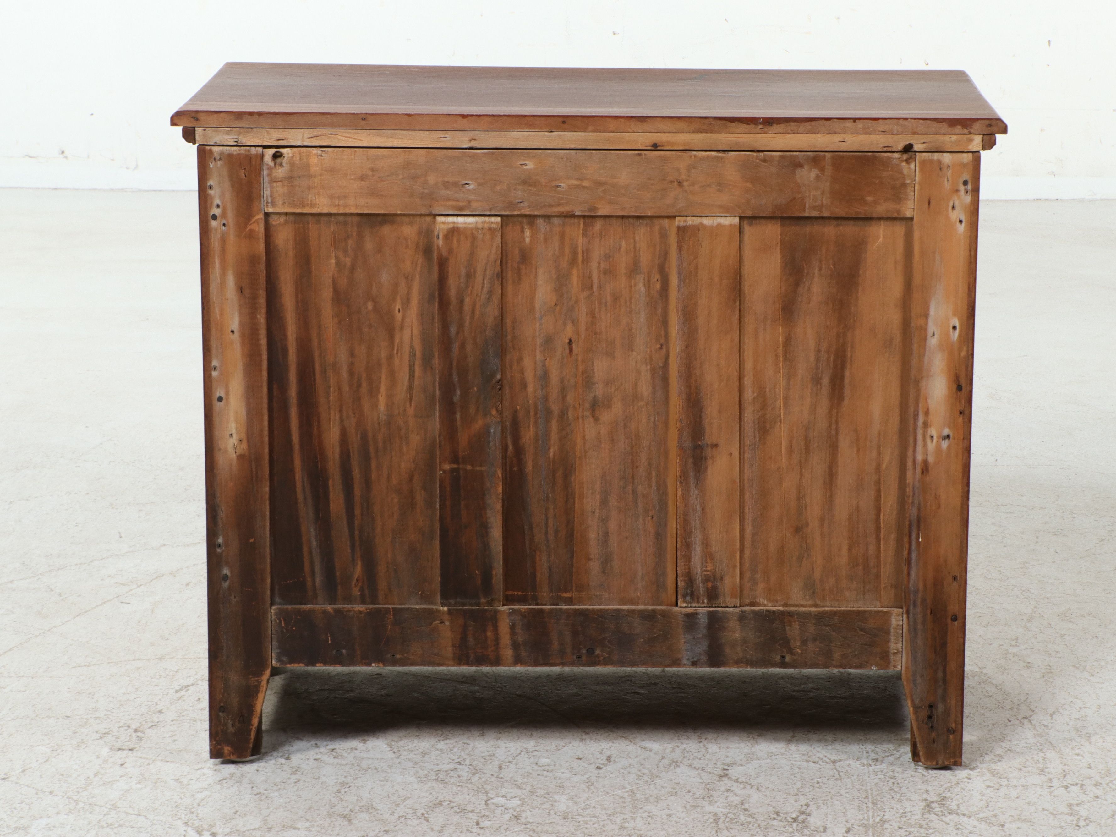Late Victorian Carved Cherry Chest of Drawers, Circa 1890