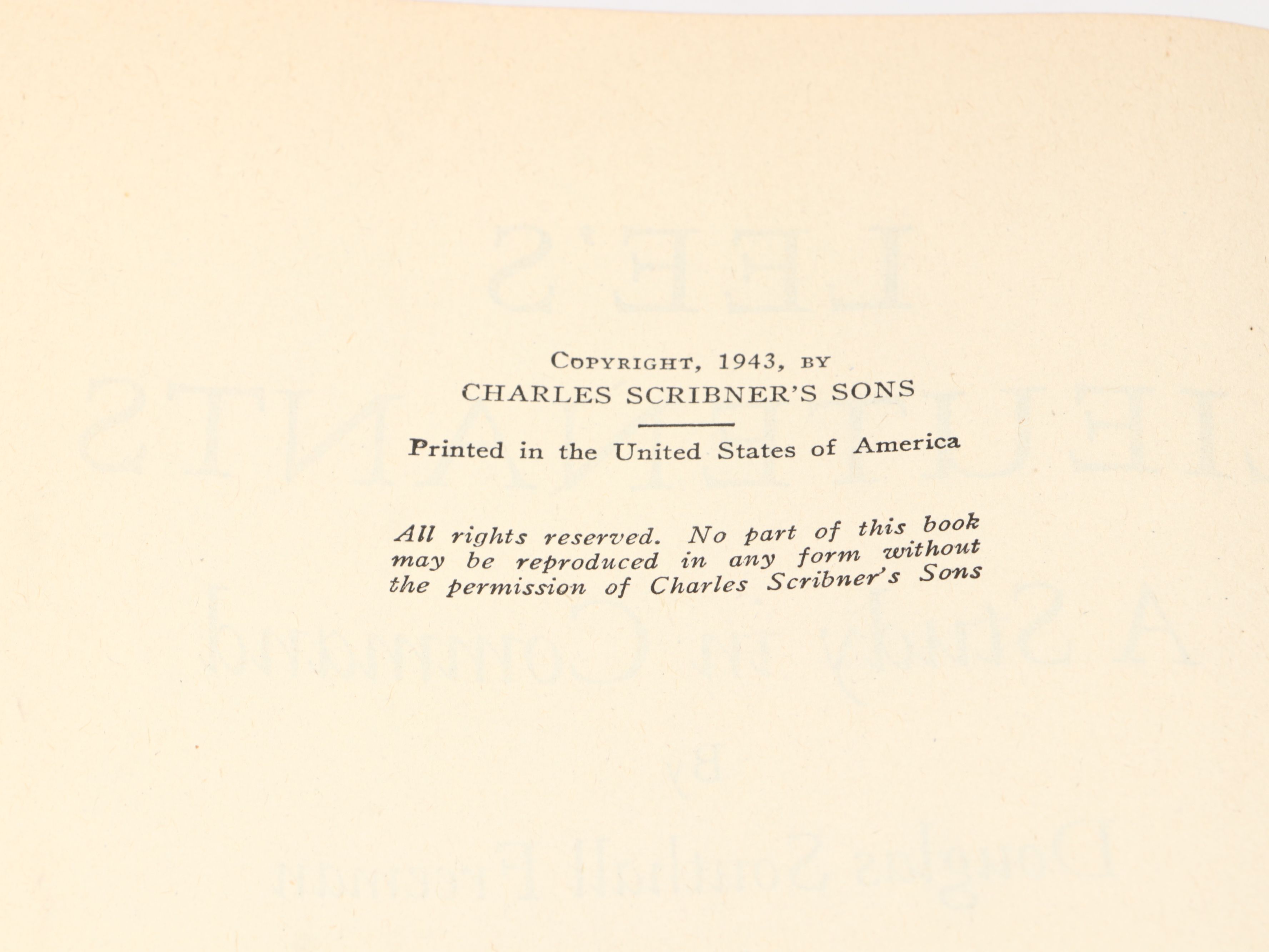 "Lee's Lieutenants" By Douglas Southall Freeman, Complete Set