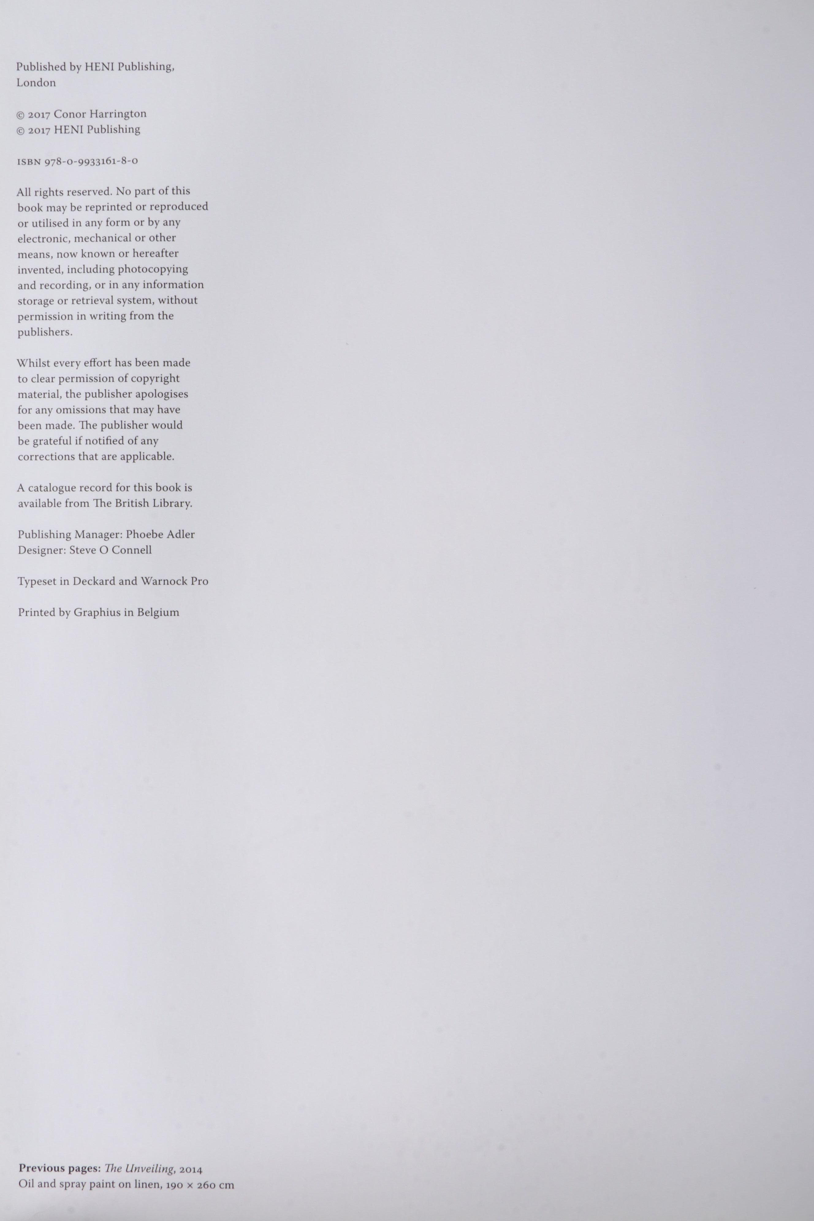 Signed "Watch Your Palace Fall" by Conor Harrington and More Books