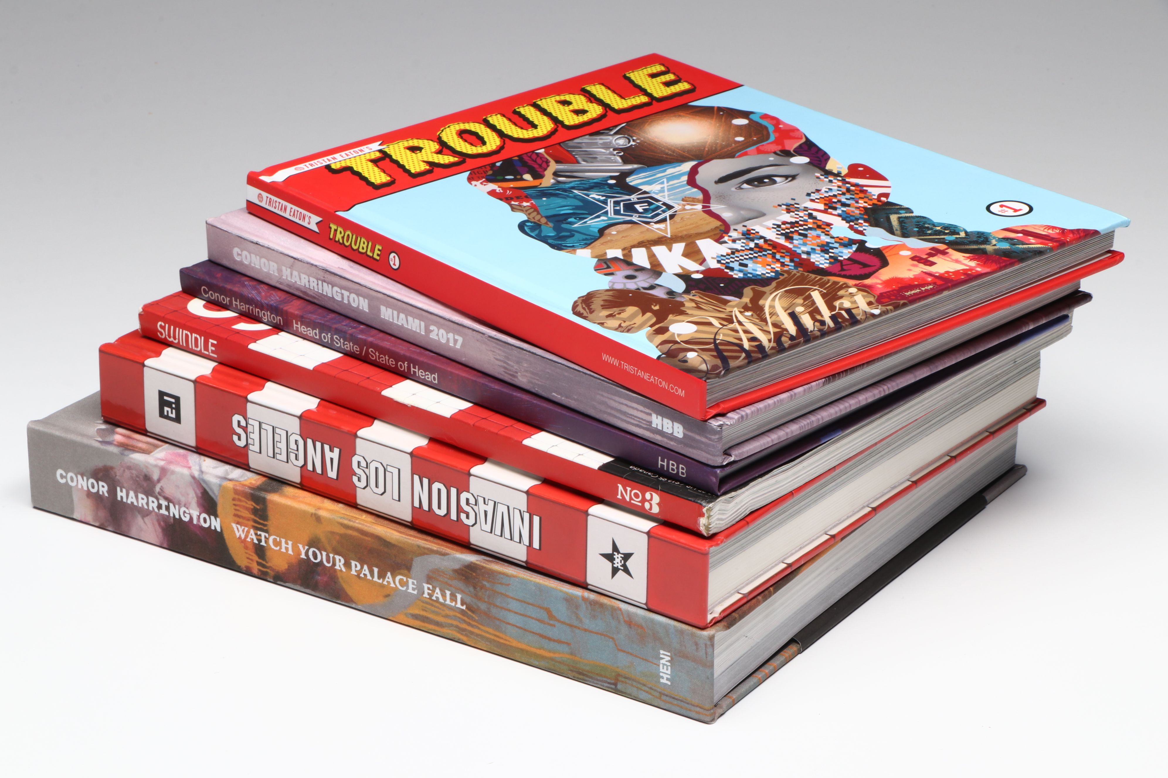 Signed "Watch Your Palace Fall" by Conor Harrington and More Books