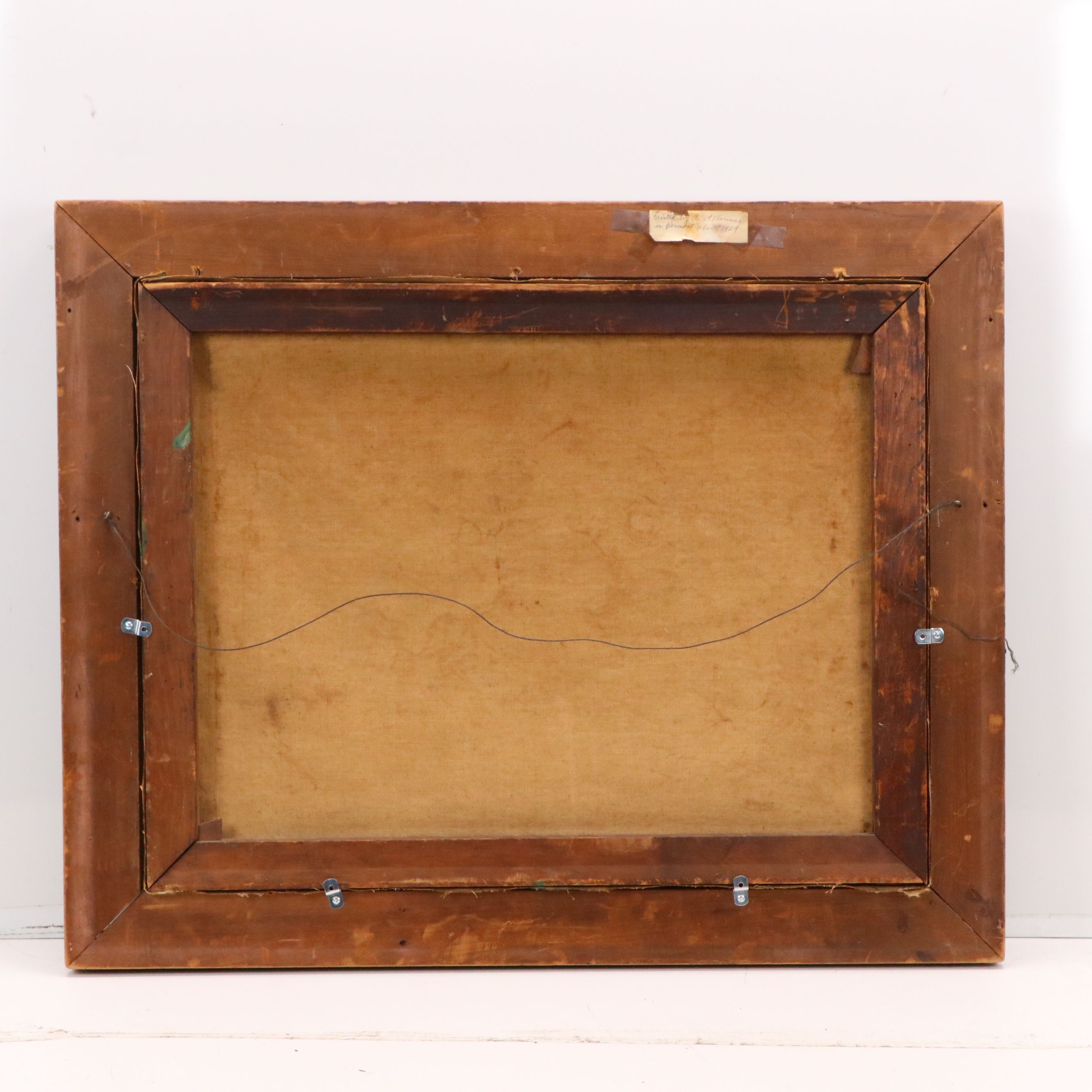 Florence M. Varley Oil Painting of Forested Creek, Circa 1929