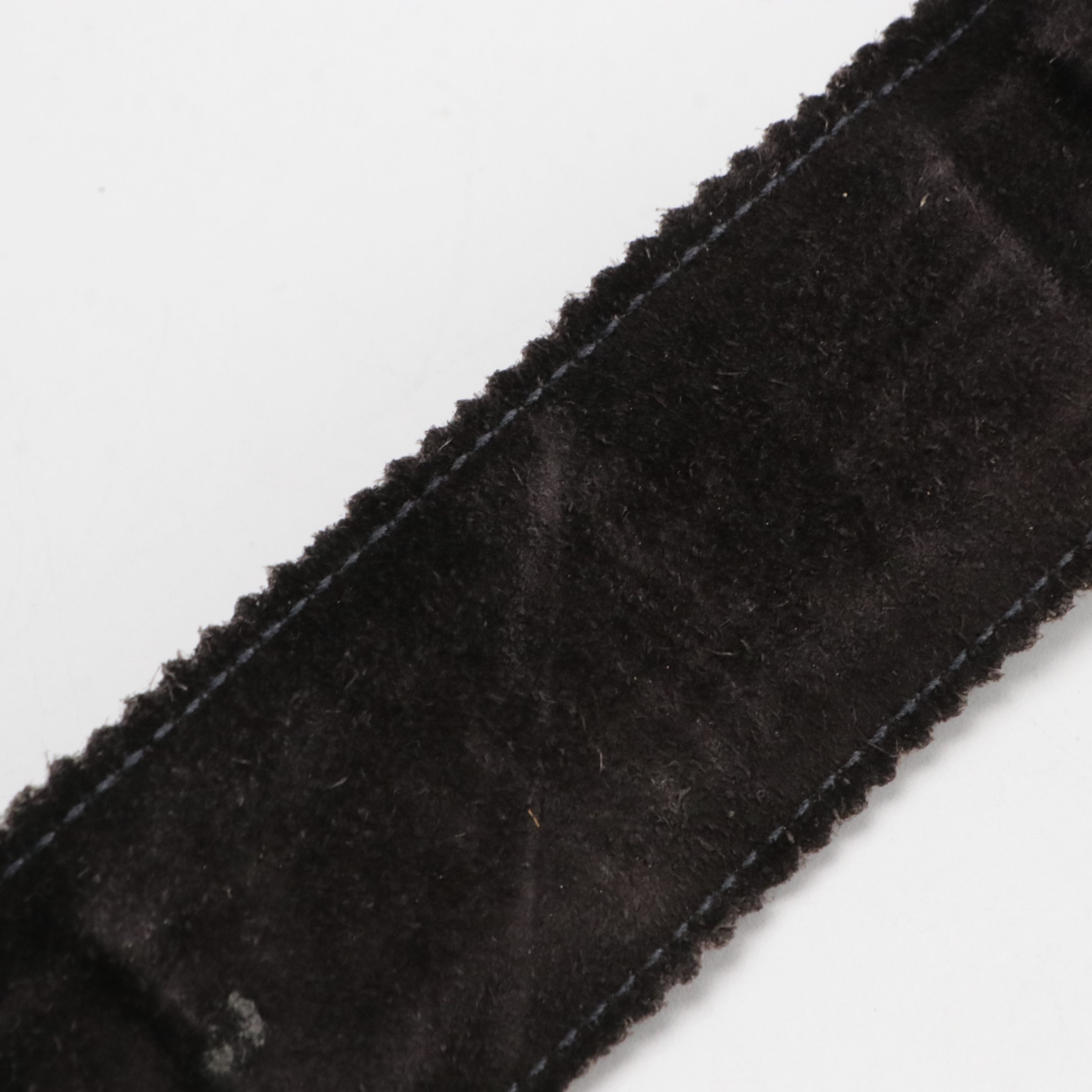 Gucci Vintage Large Work Satchel Bag in Black Grained Calfskin Leather