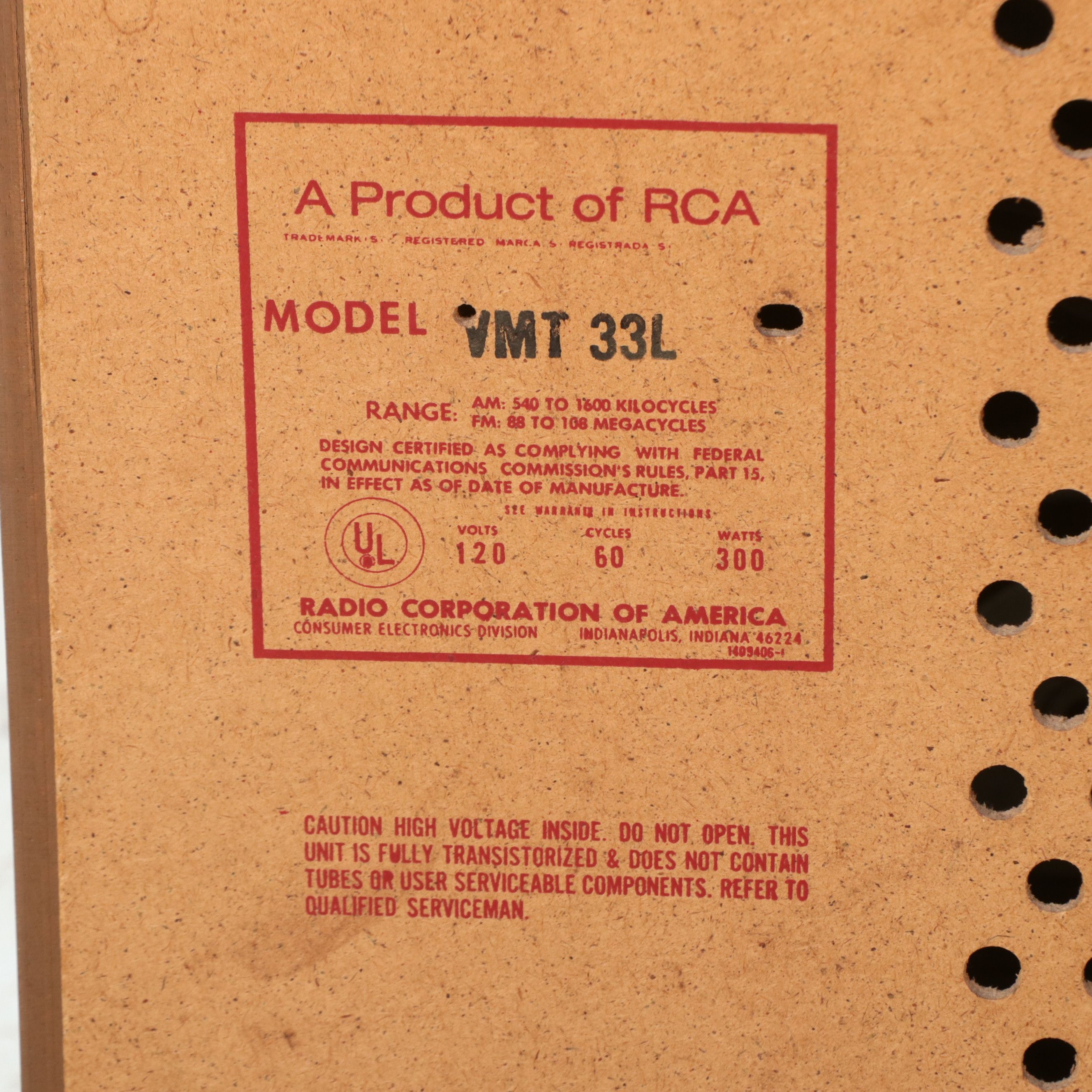 RCA Victor "New Vista" Solid State Stereo Console, Circa 1969