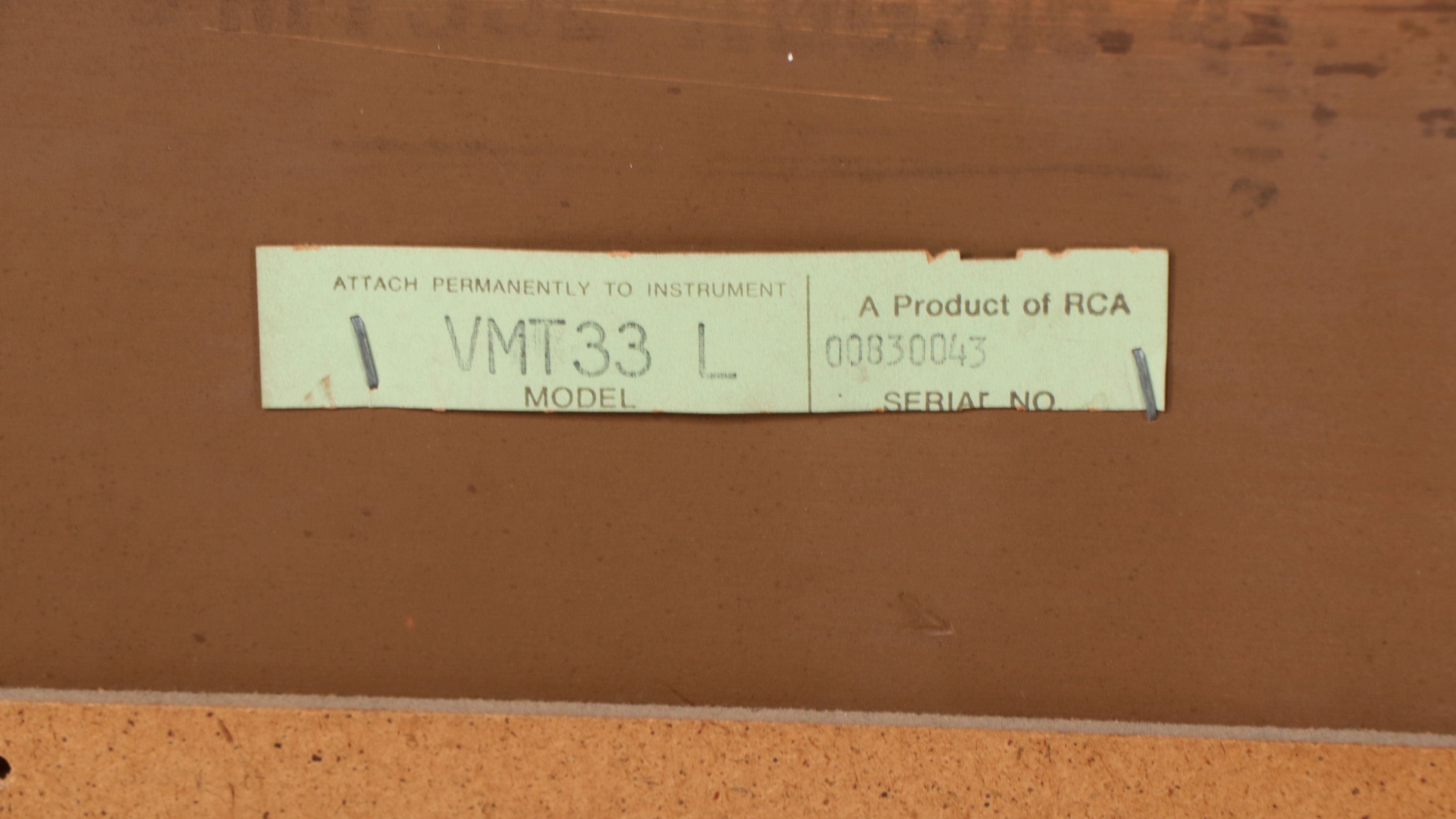 RCA Victor "New Vista" Solid State Stereo Console, Circa 1969