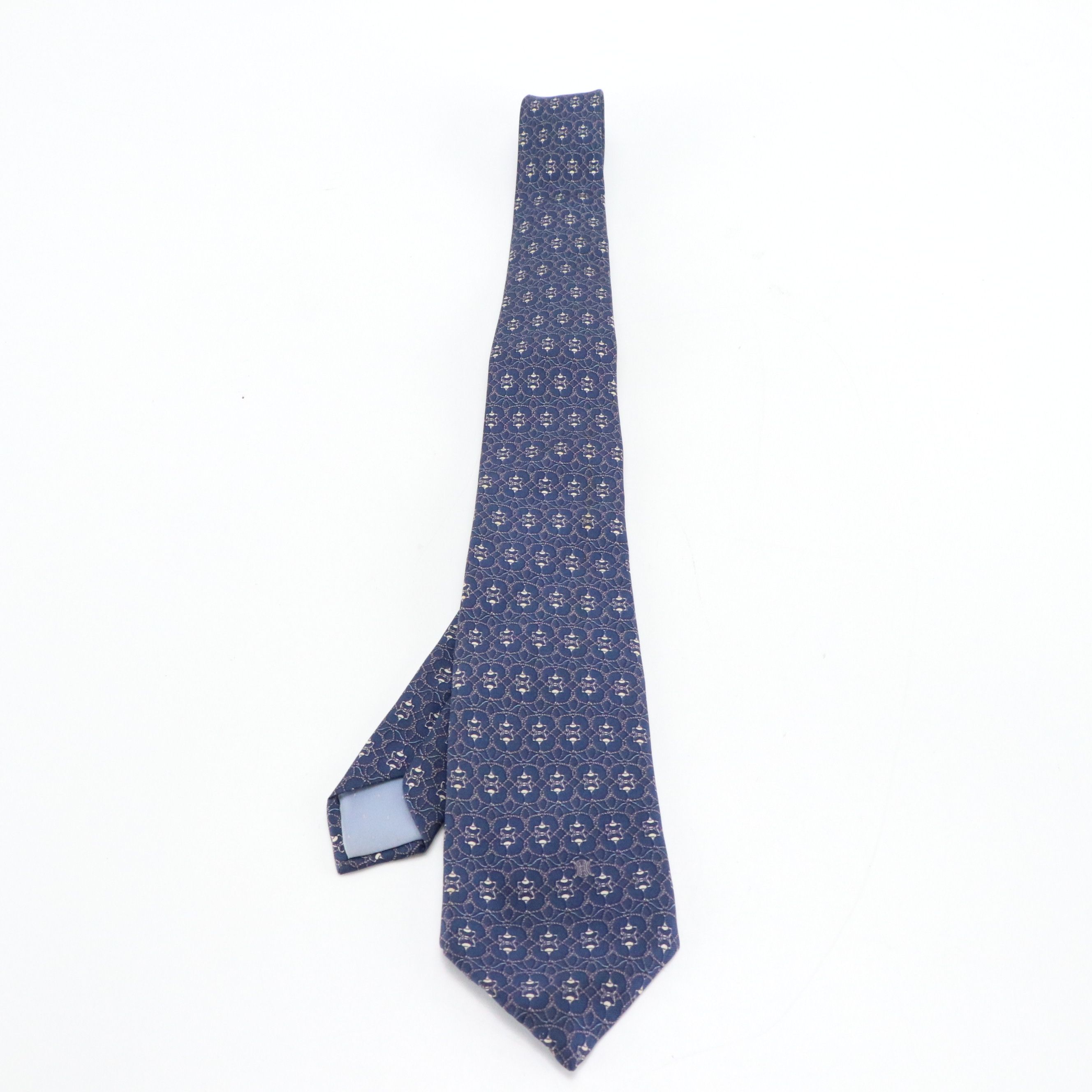 Céline Printed Silk Necktie