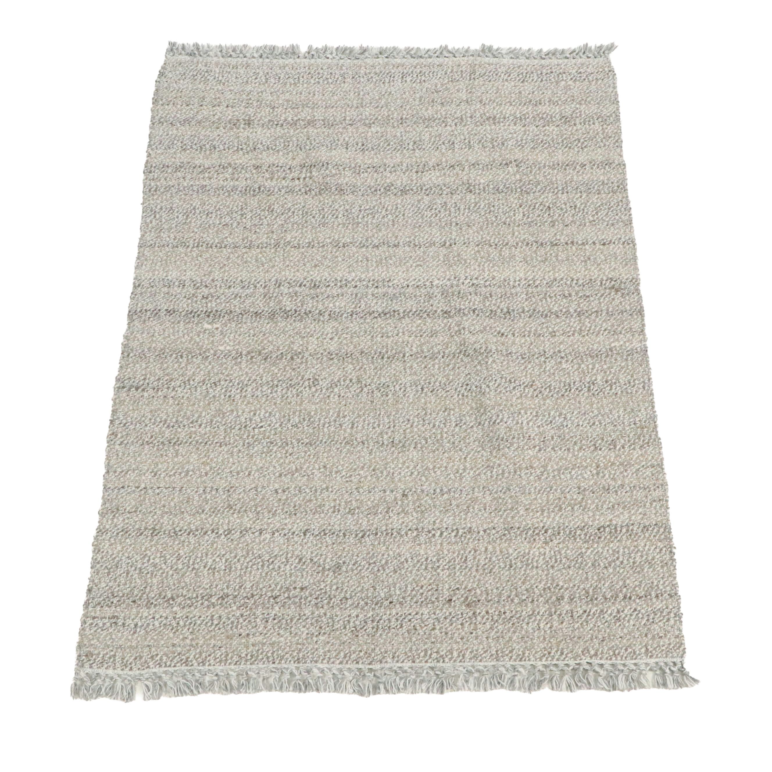 5'1 x 7'6 Handwoven Marled Texture Contemporary Area Rug