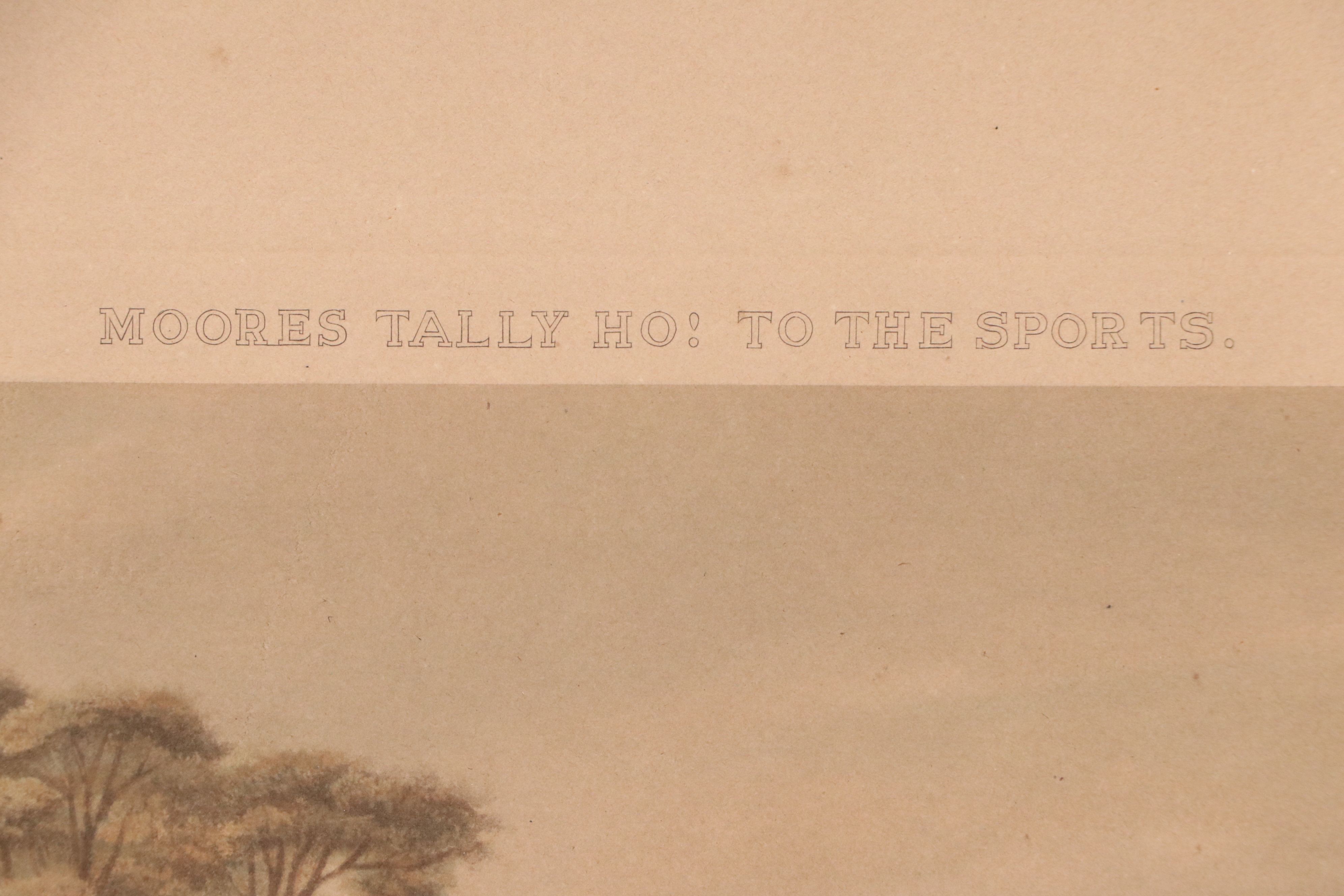 After Francis Calcraft Turner Aquatint Etching "The Noble Tips," 1842