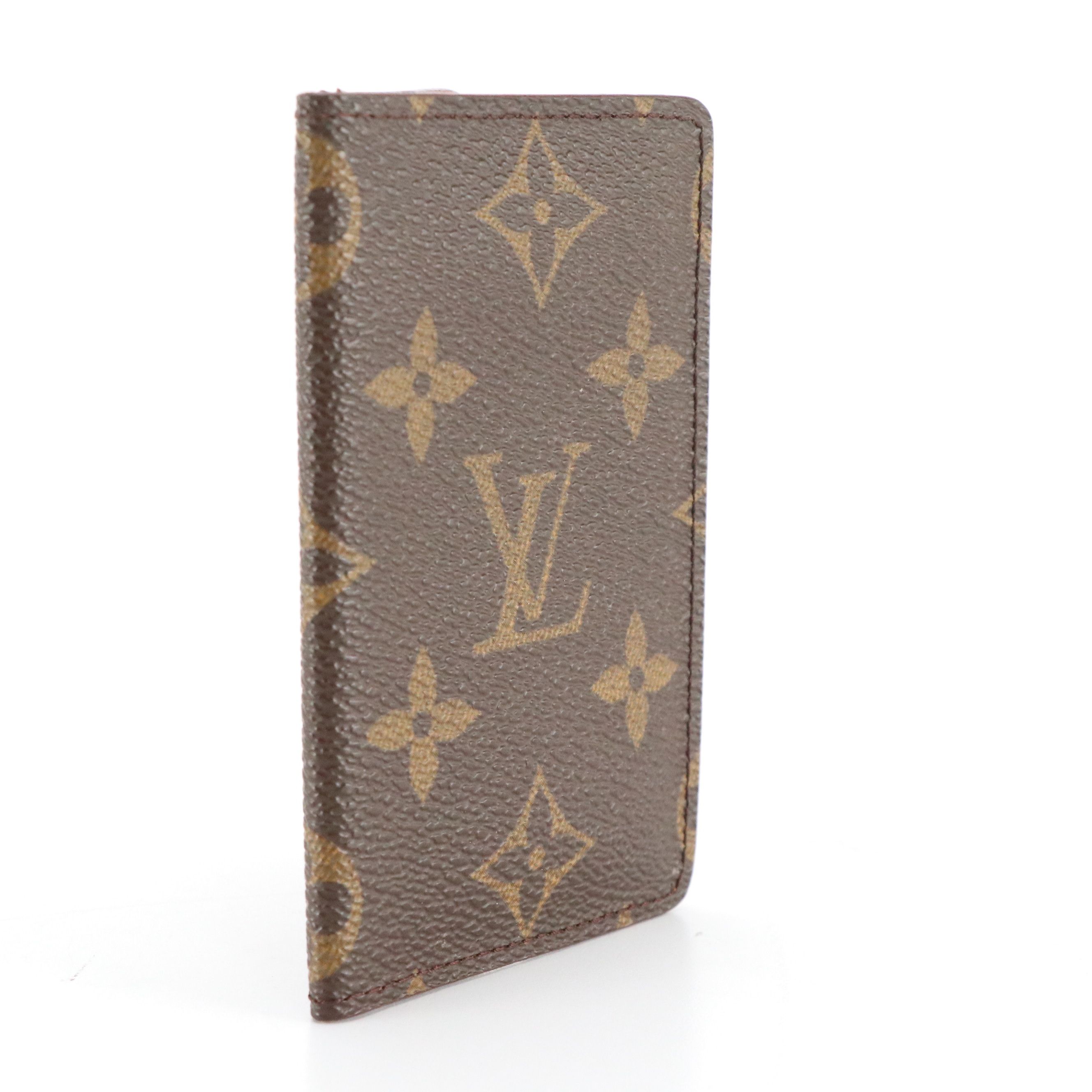 Louis Vuitton Bifold ID Case/Card Holder in Monogram Canvas and Leather