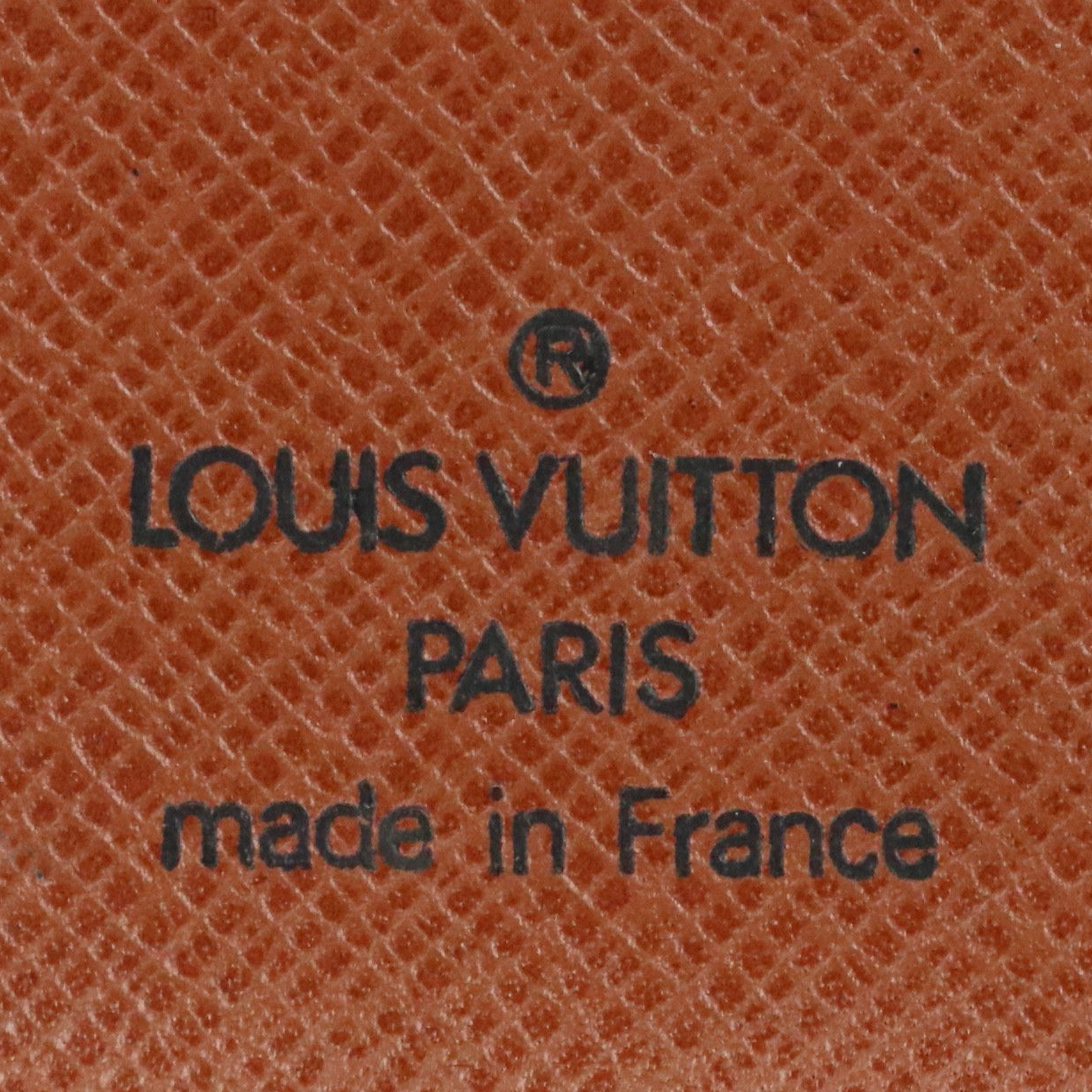 Louis Vuitton Bifold ID Case/Card Holder in Monogram Canvas and Leather