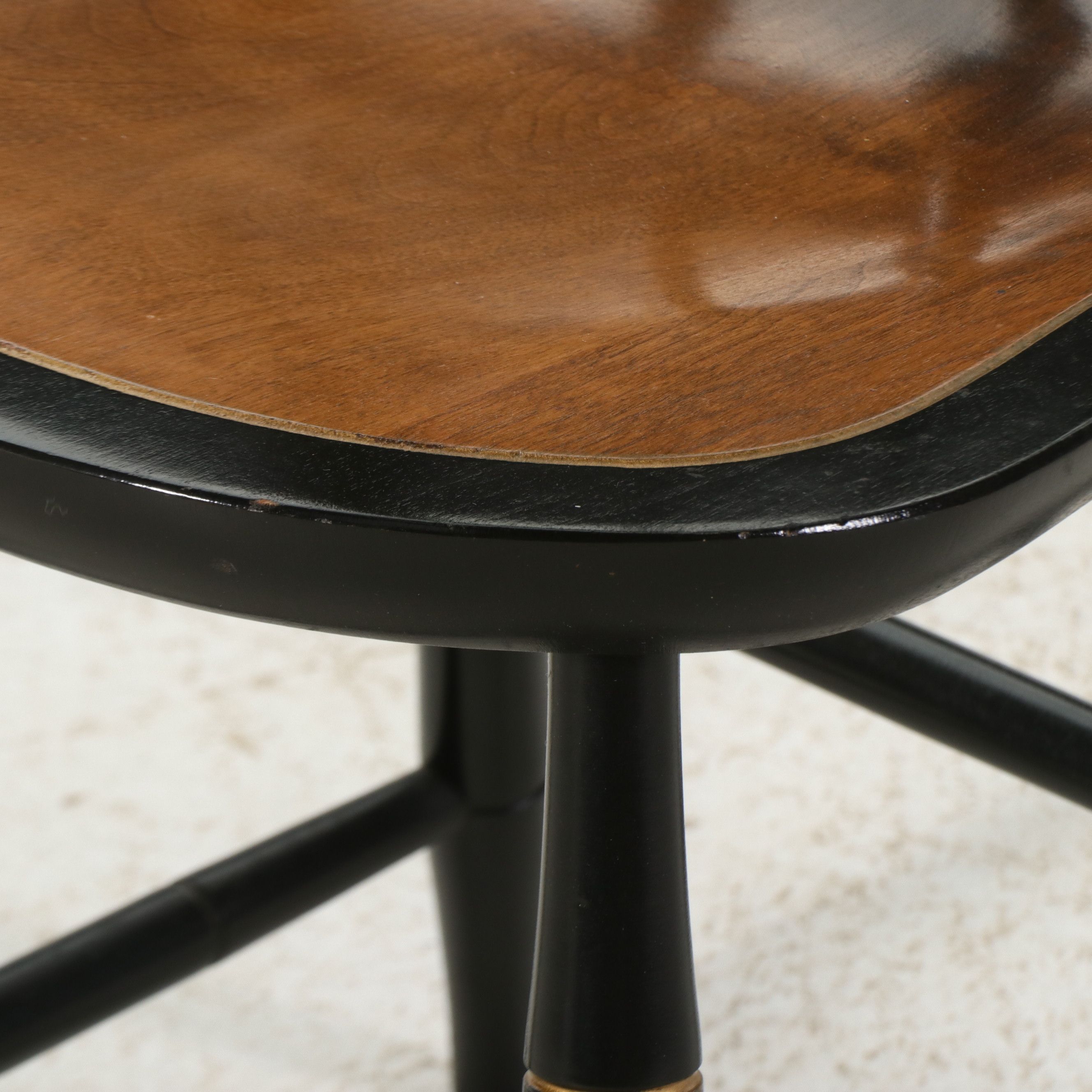 Nichols & Stone Stenciled Hitchcock-Style Side Chair, Mid to Late 20th Century