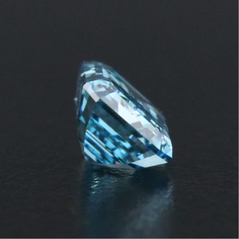 Loose 2.06 CT Lab Grown Fancy Vivid Blue Diamond with IGI Report