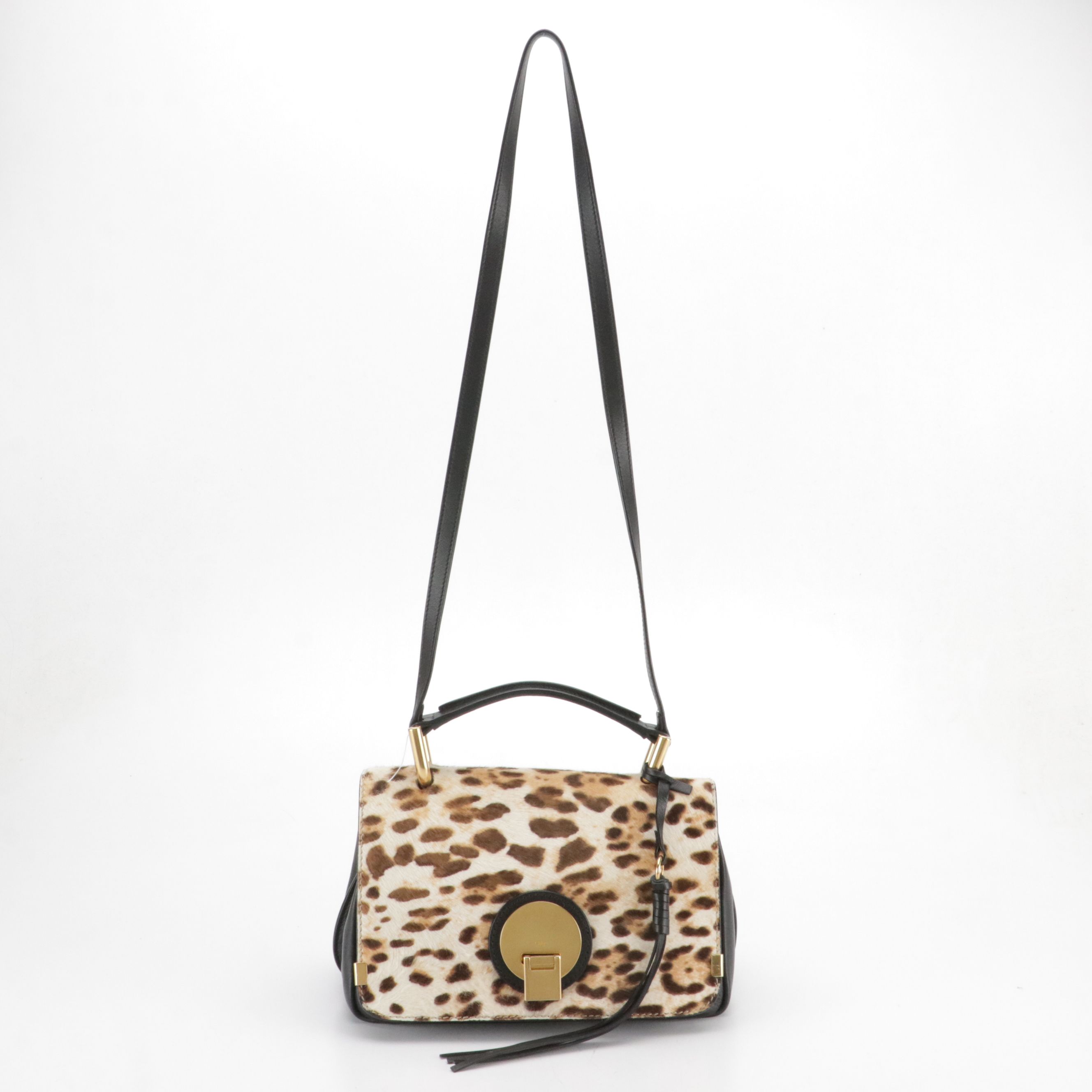 Chloé Leopard Dyed Calf Hair and Leather Indy Two-Way Bag