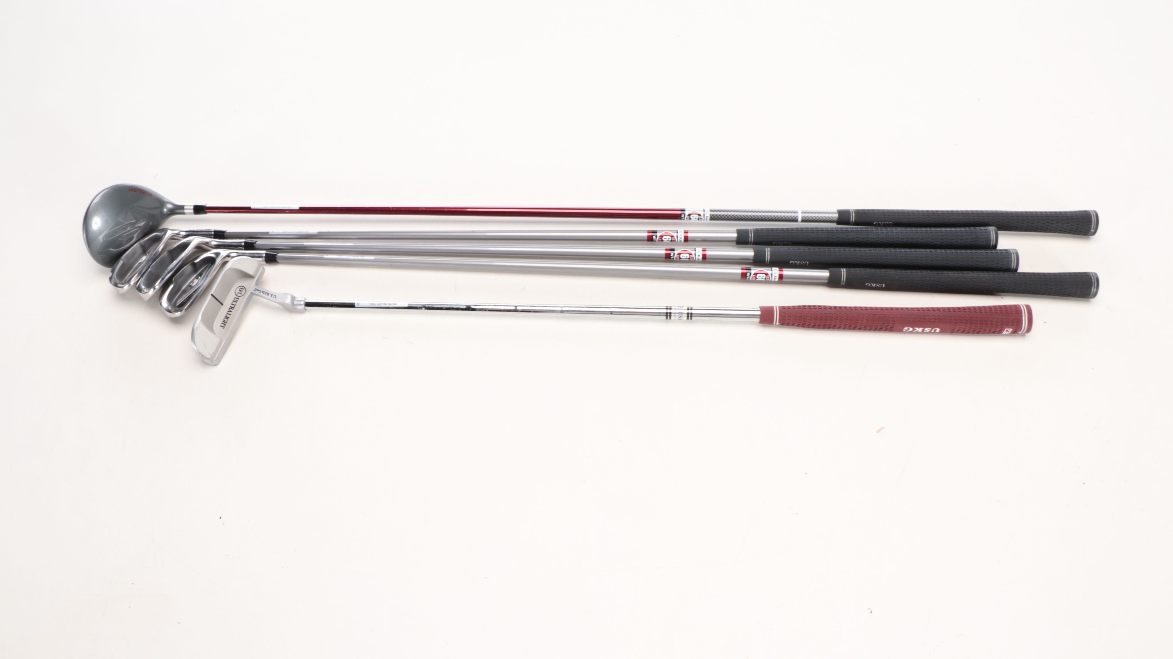 U.S. Kids Golf Bag with Ray Cook and Other Junior Clubs