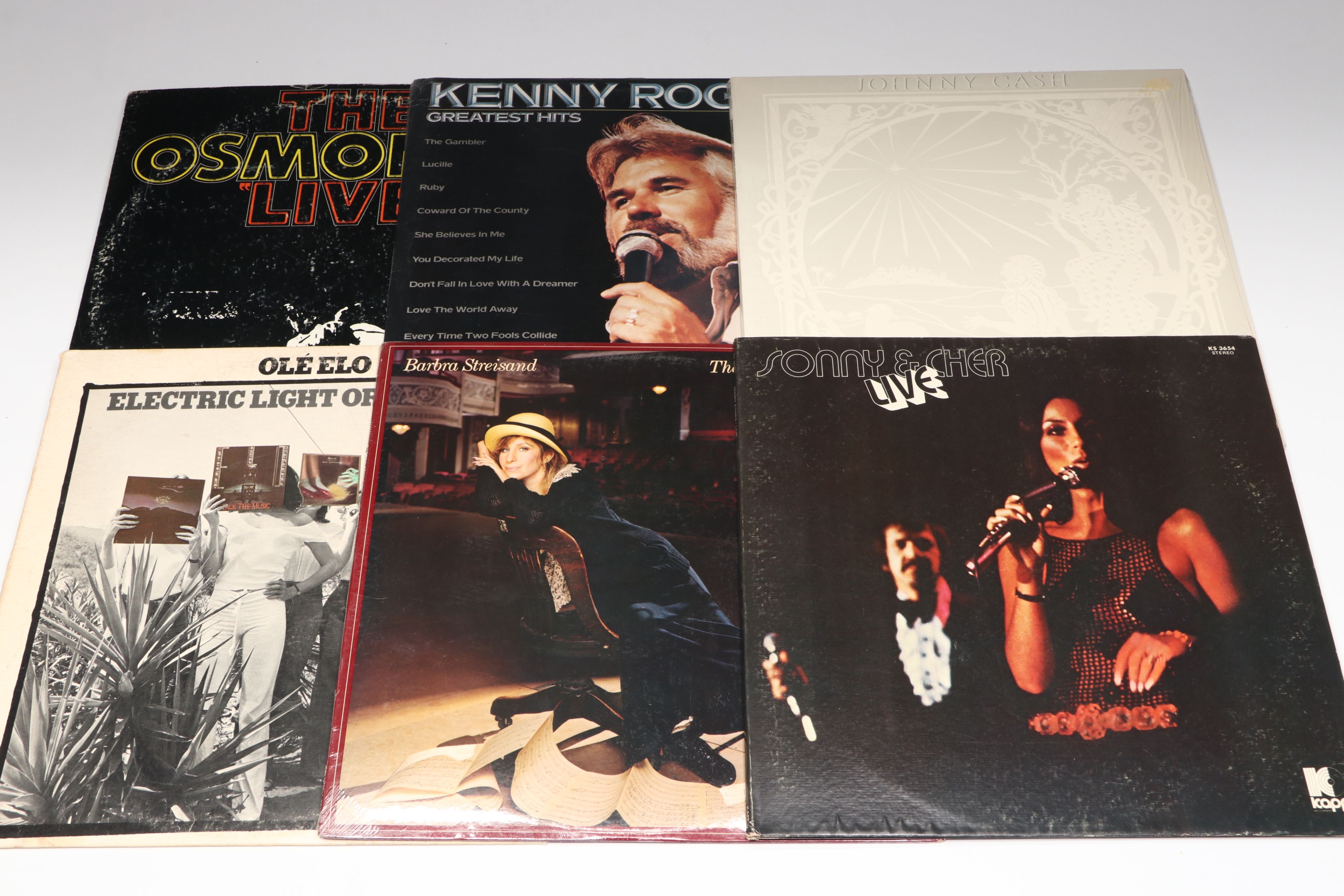 Sonny & Cher, Barbra Streisand, Johnny Cash, and More Vinyl Record Albums