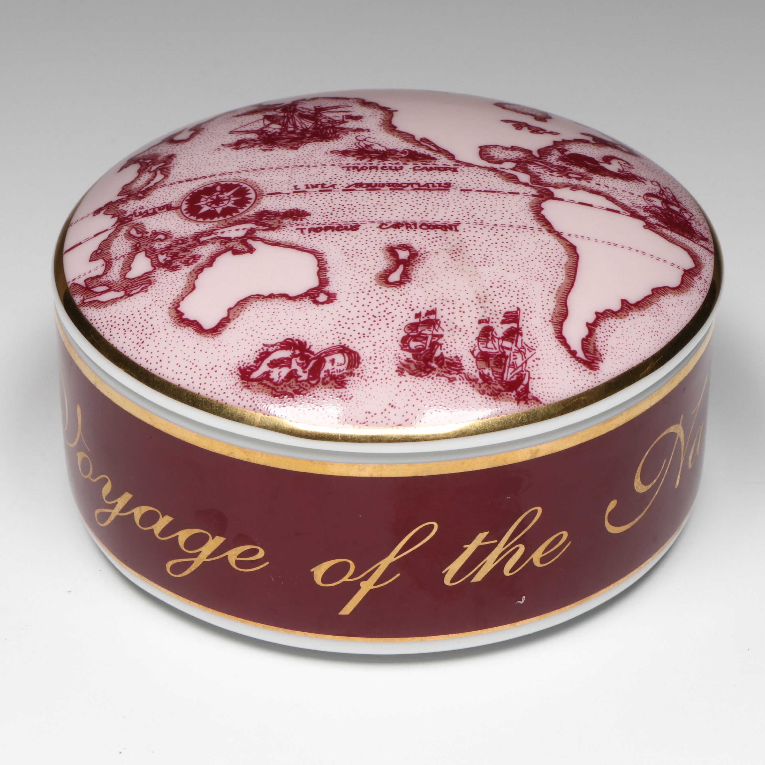 Tiffany & Co. for Cunard "Voyage of the Navigators" Royal Viking Souvenir Box