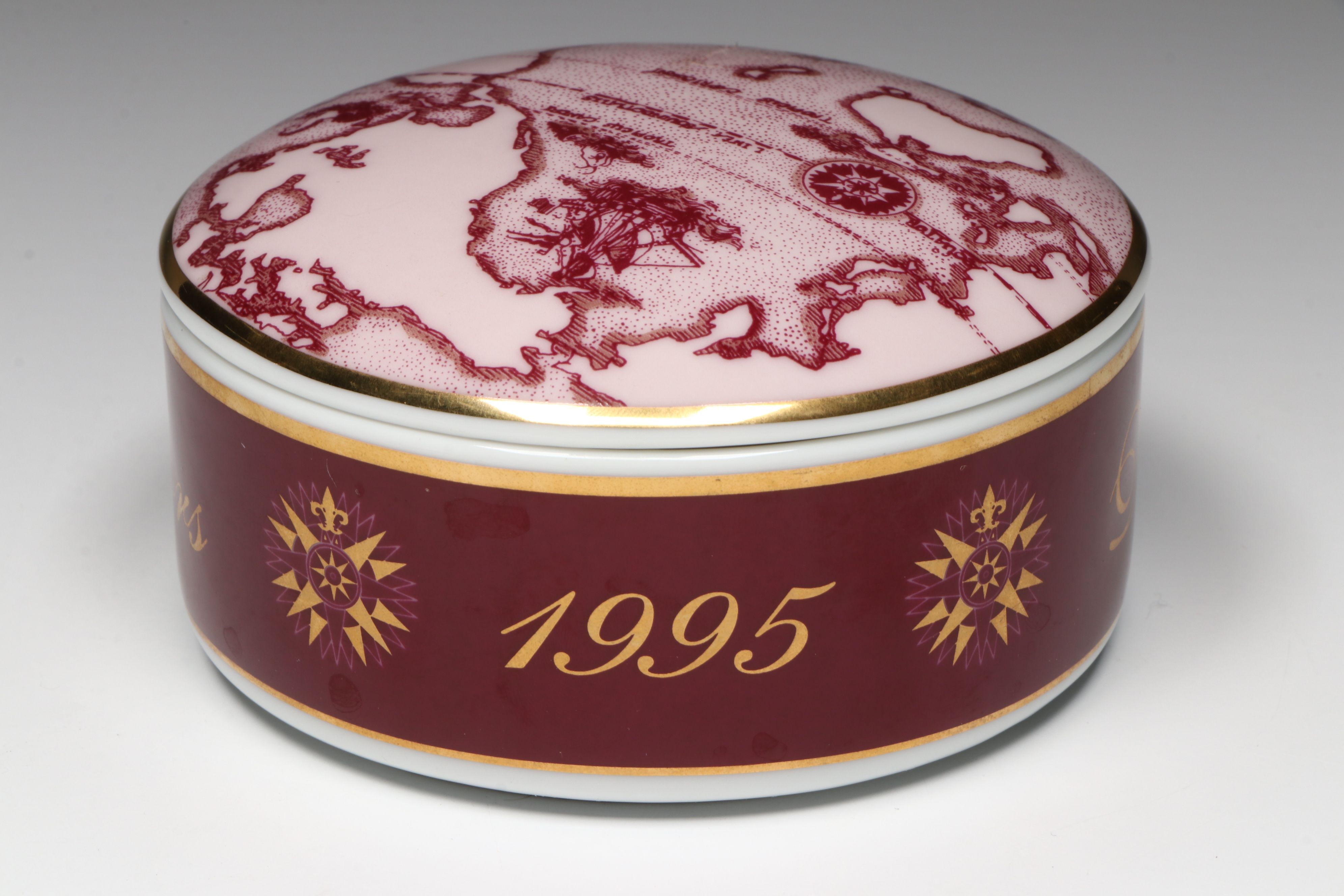 Tiffany & Co. for Cunard "Voyage of the Navigators" Royal Viking Souvenir Box