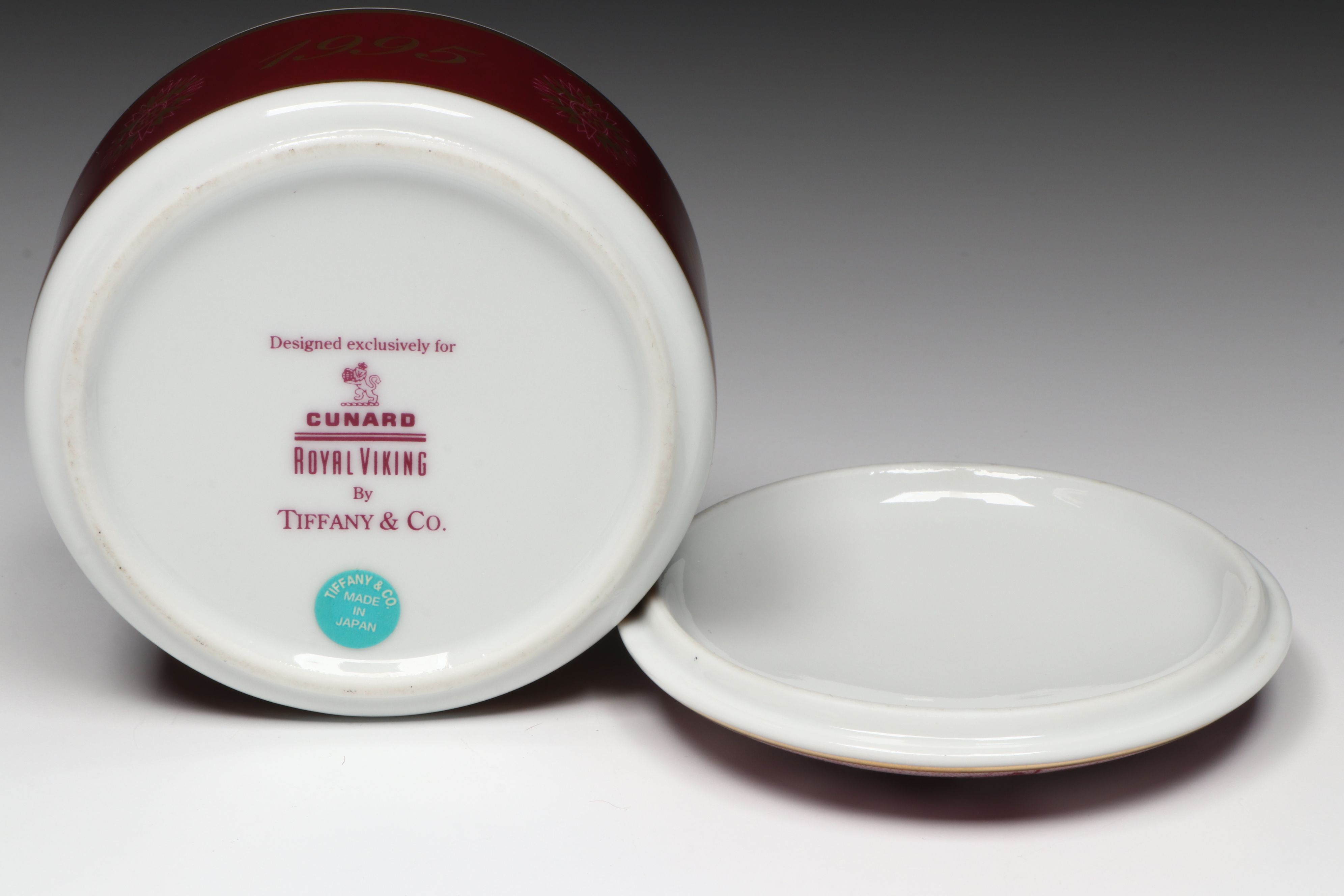 Tiffany & Co. for Cunard "Voyage of the Navigators" Royal Viking Souvenir Box