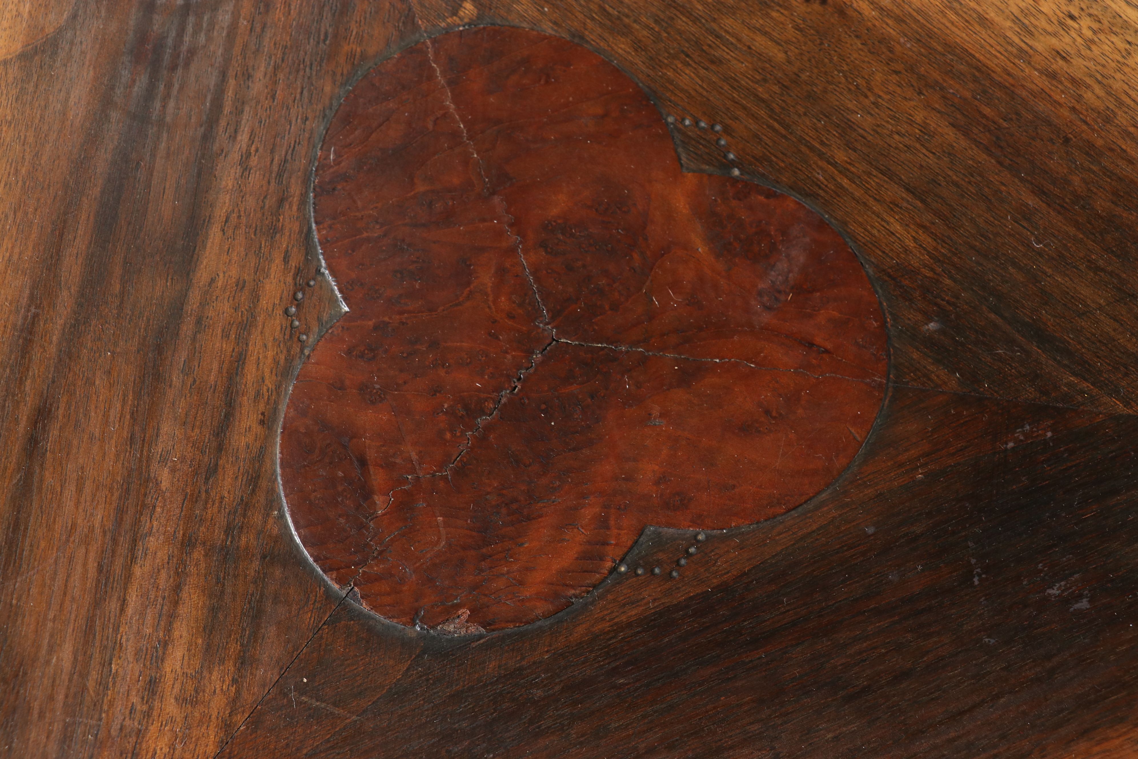 Kittinger William & Mary Revival Walnut Triangular Corner Table