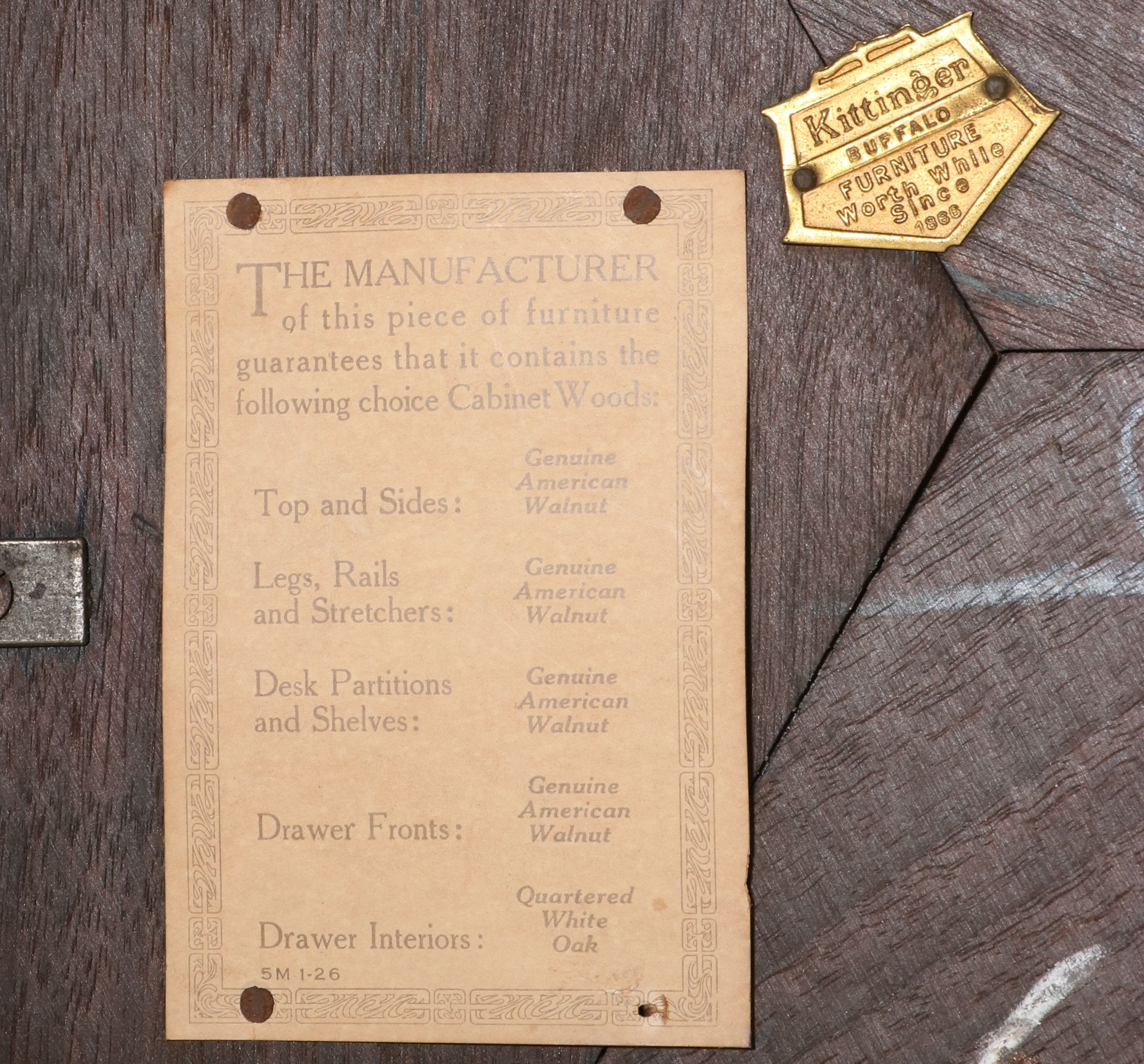 Kittinger William & Mary Revival Walnut Triangular Corner Table