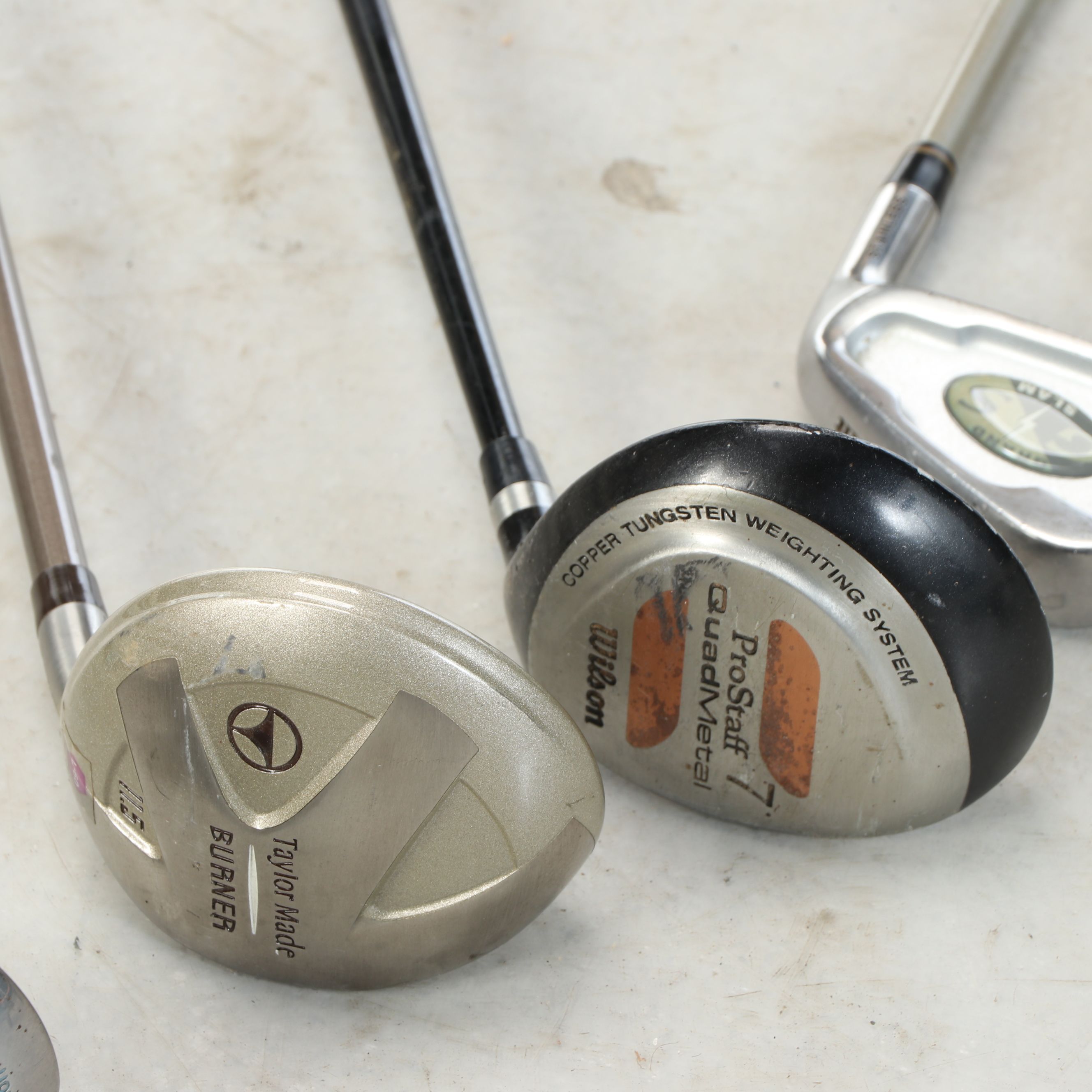 Palmer Customized Golf Bag with Wilson, Taylormade and More Golf Clubs