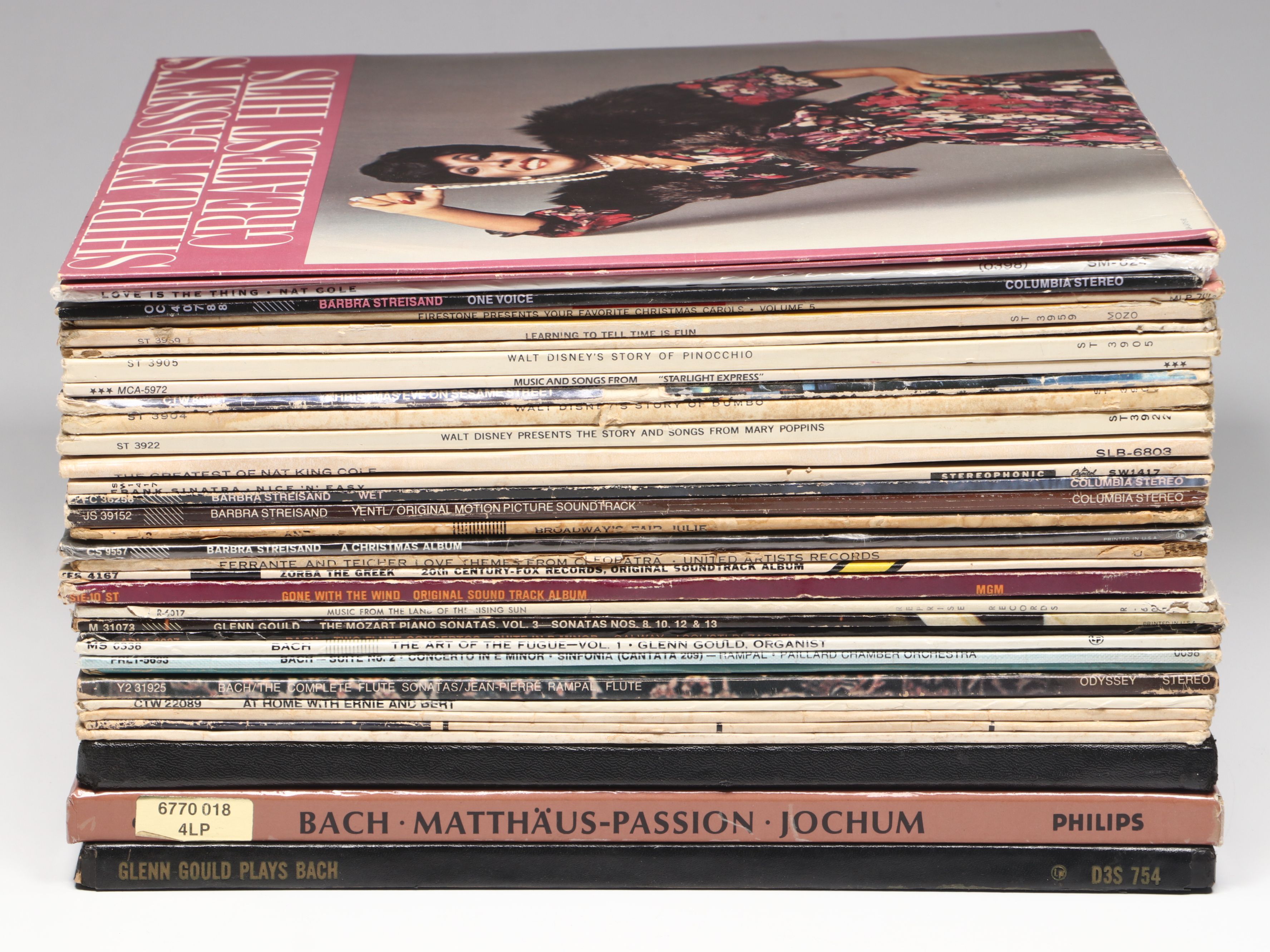 Nat King Cole, Barbra Streisand, Julie Andrews, and More Vinyl Record Albums