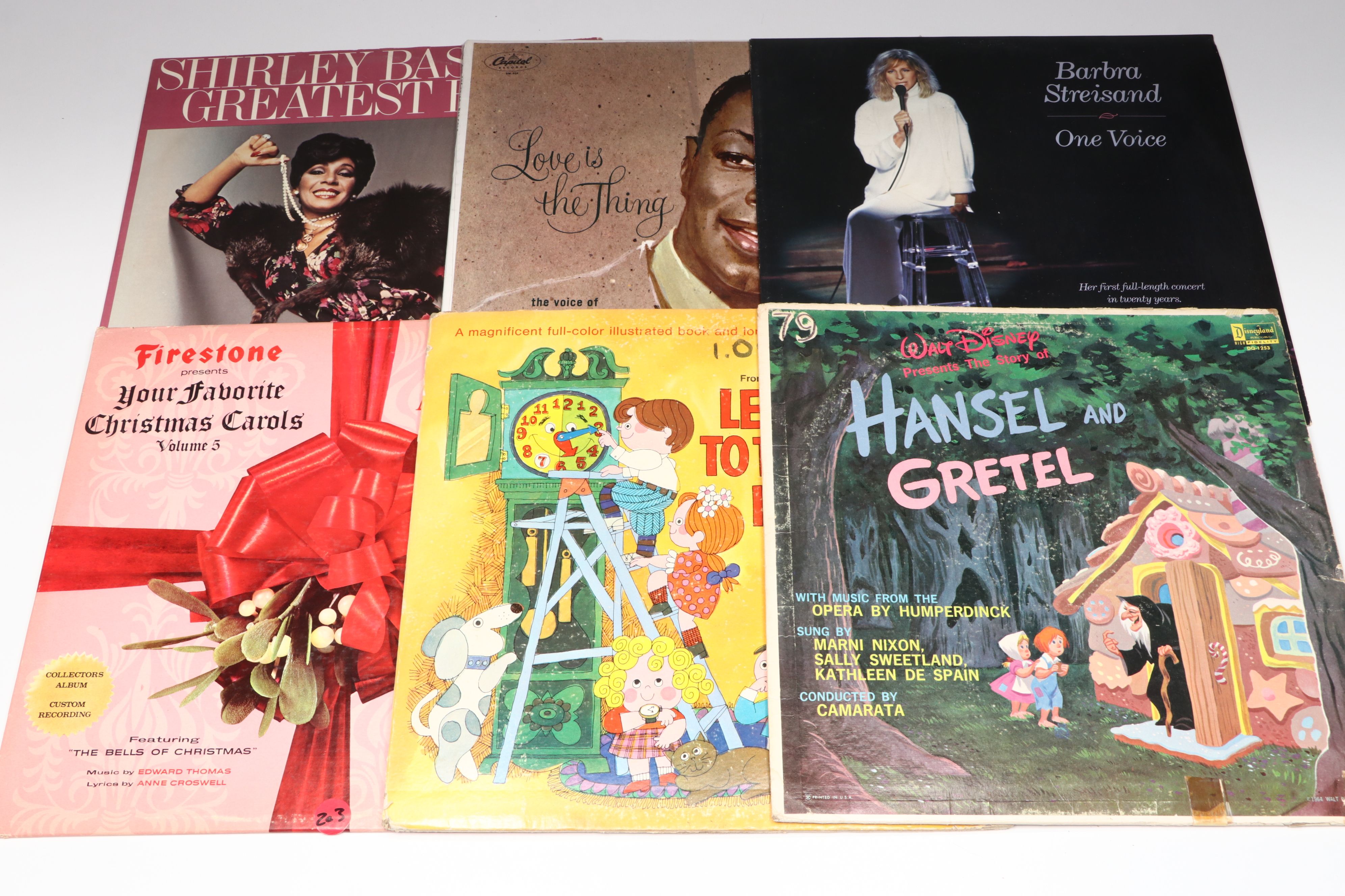 Nat King Cole, Barbra Streisand, Julie Andrews, and More Vinyl Record Albums