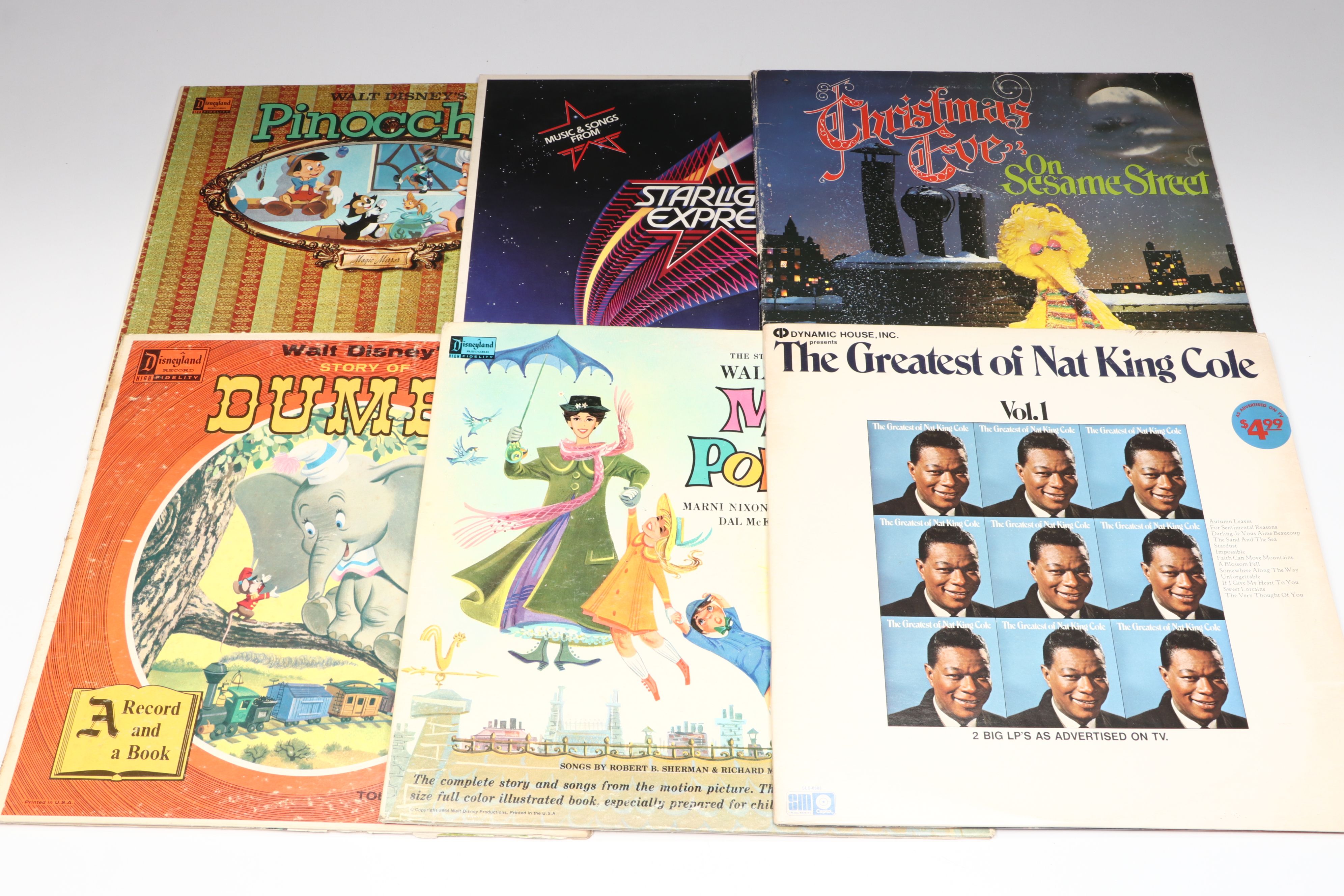 Nat King Cole, Barbra Streisand, Julie Andrews, and More Vinyl Record Albums