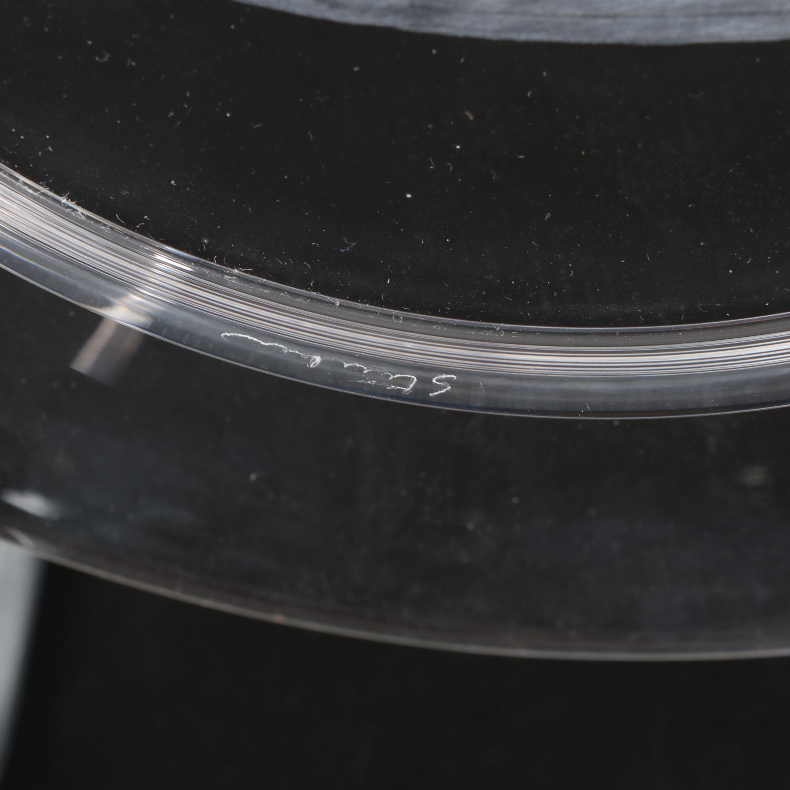 Steuben Glass "Audubon Birds" Etched Crystal Decorative Plates with Metal Stands