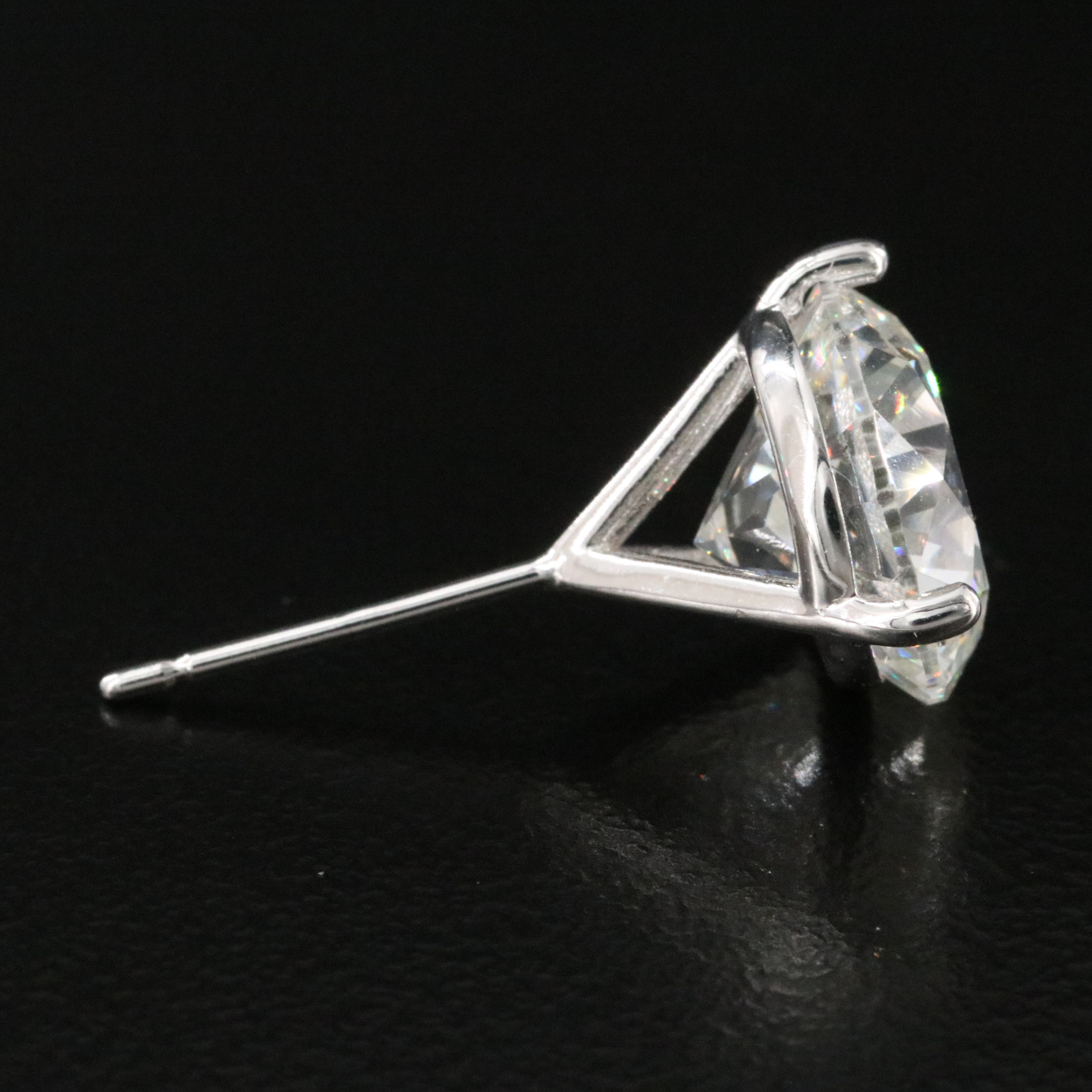 18K 8.00 CTW Lab Grown Diamond Stud Earrings