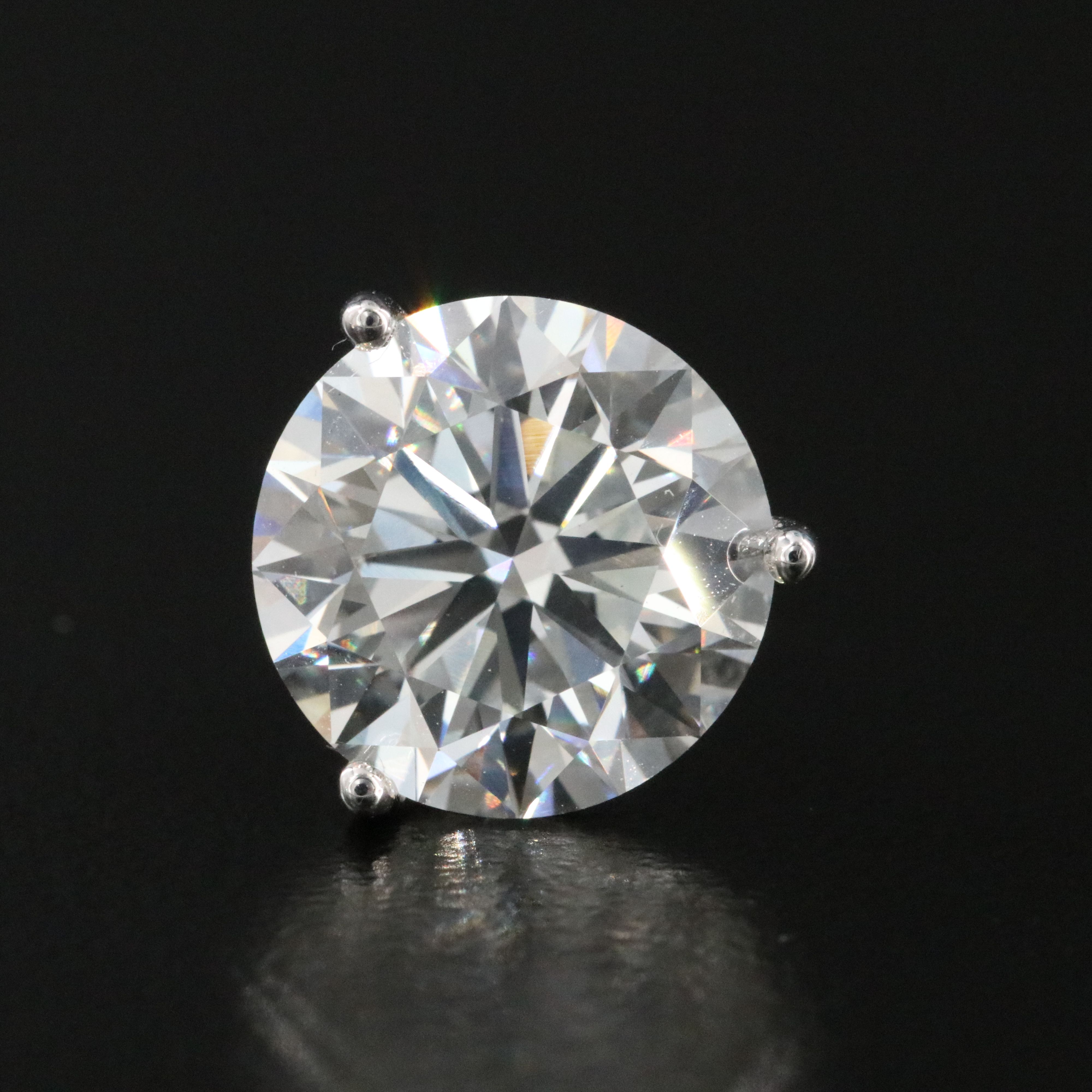 18K 8.00 CTW Lab Grown Diamond Stud Earrings