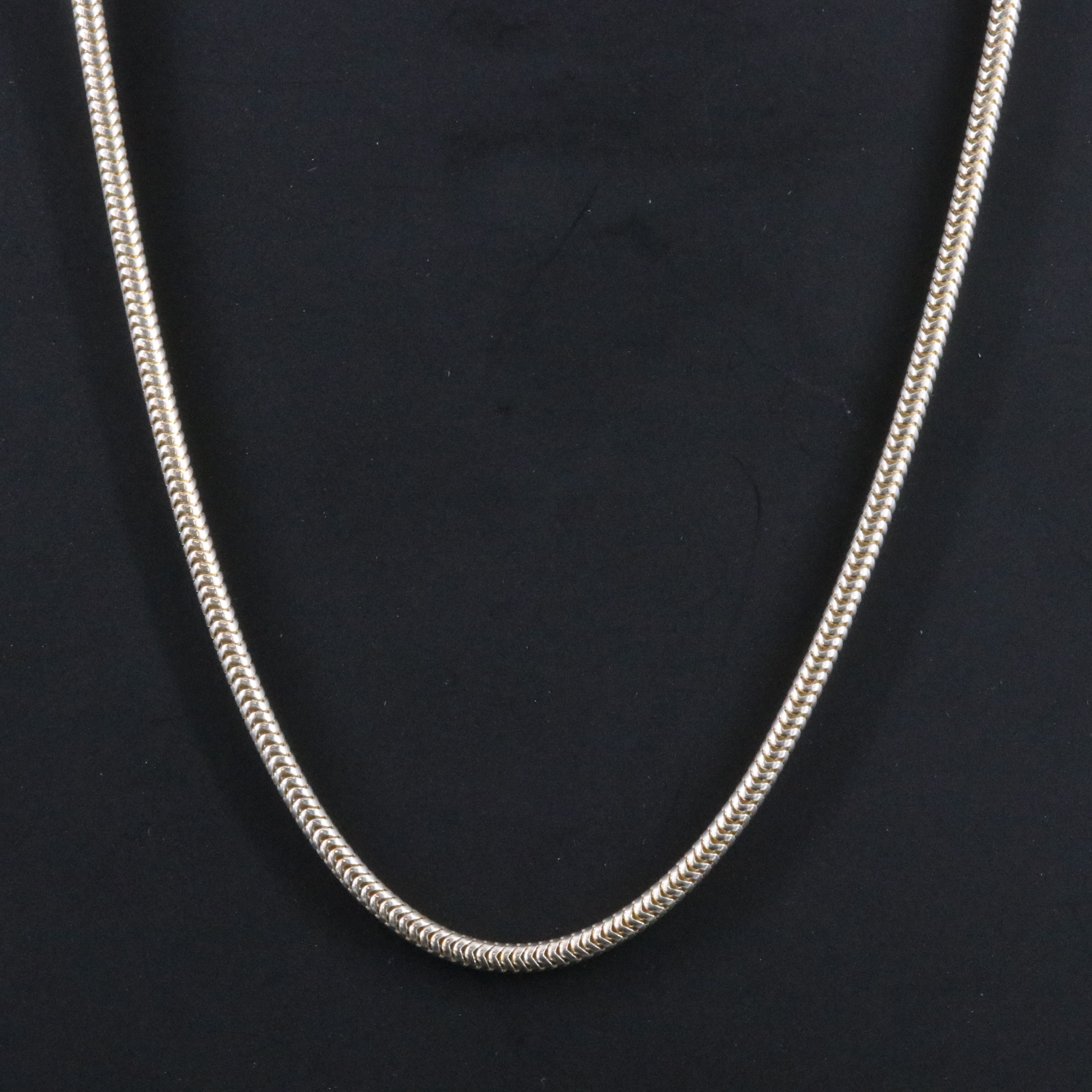Italian Sterling Snake Chain Necklace