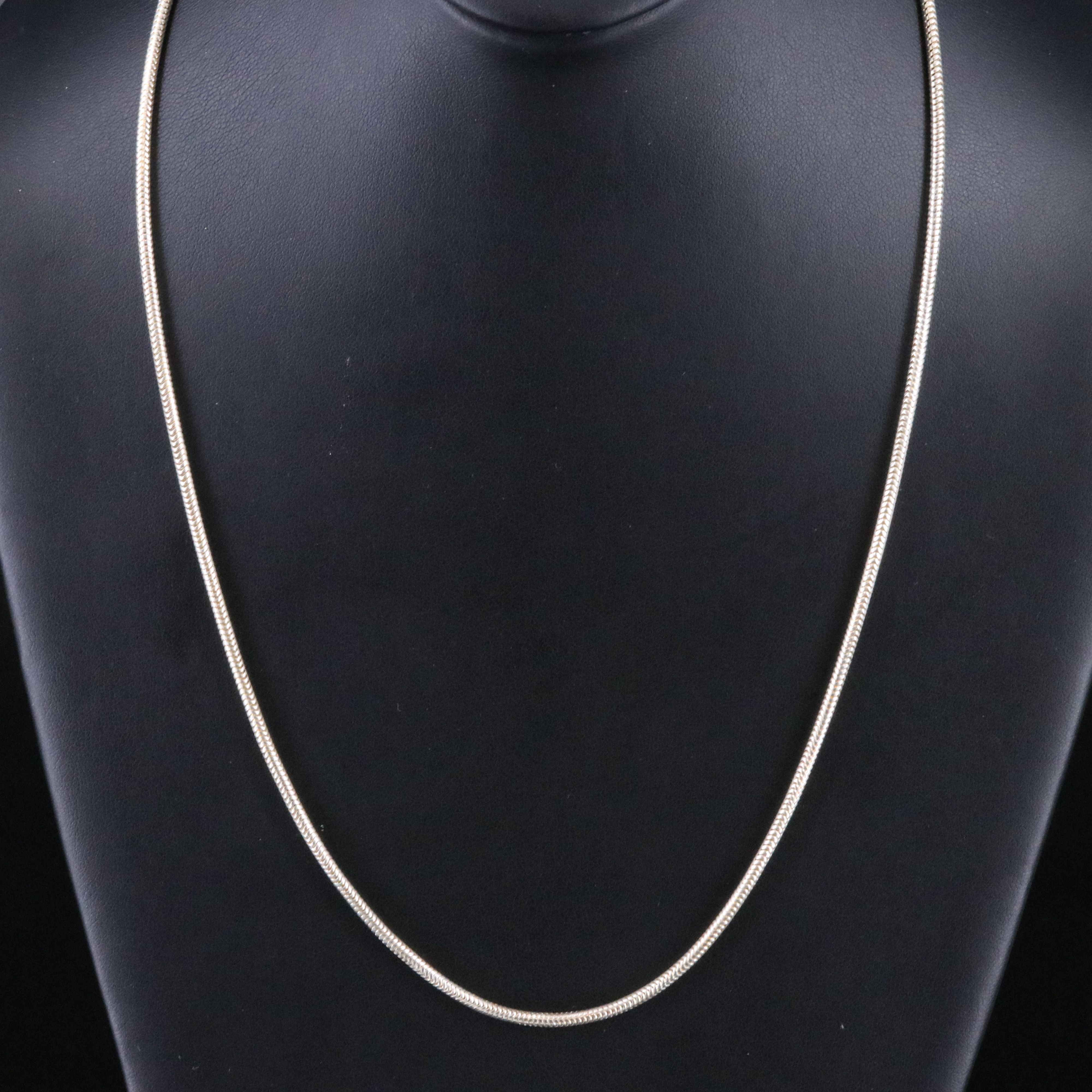 Italian Sterling Snake Chain Necklace