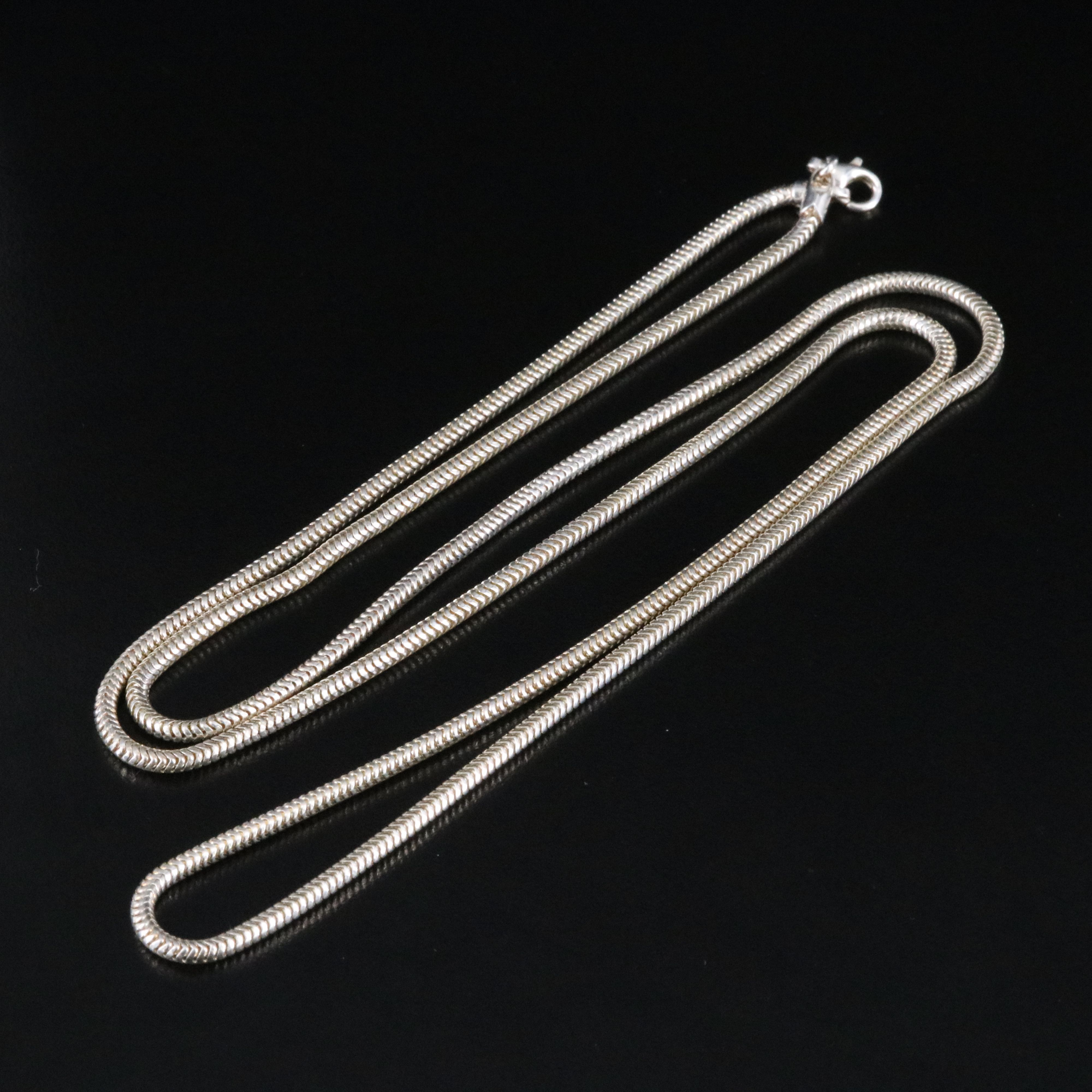 Italian Sterling Snake Chain Necklace