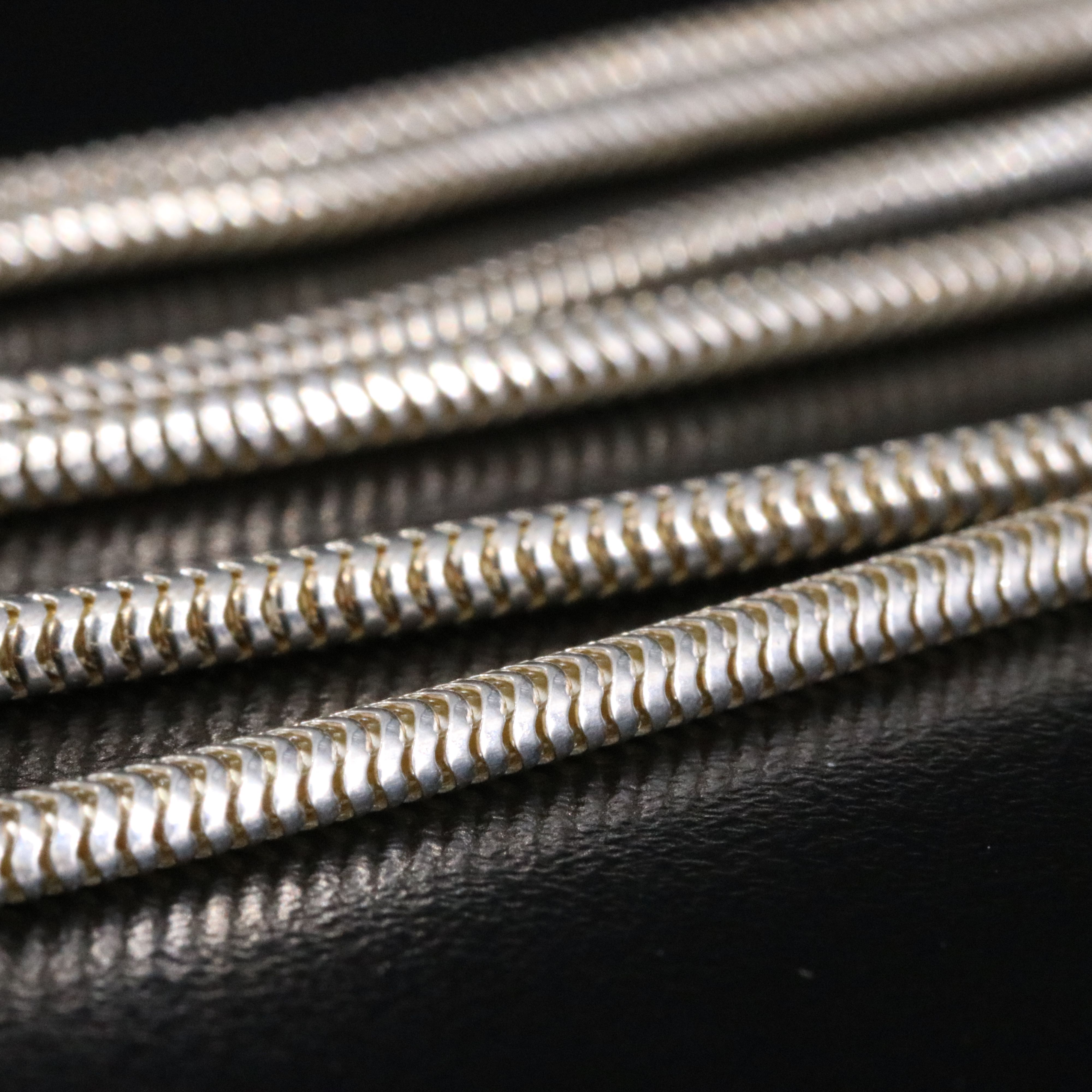 Italian Sterling Snake Chain Necklace