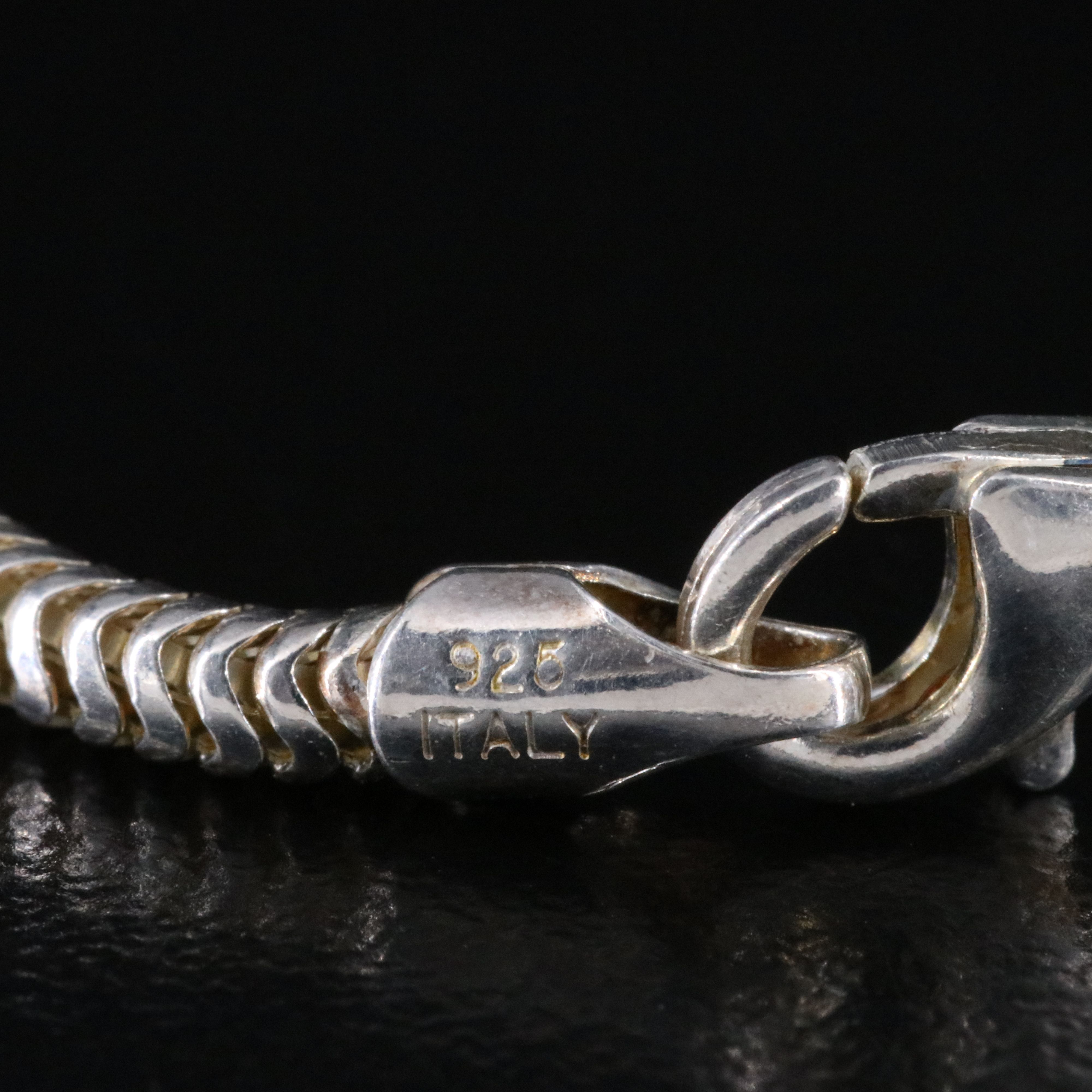 Italian Sterling Snake Chain Necklace