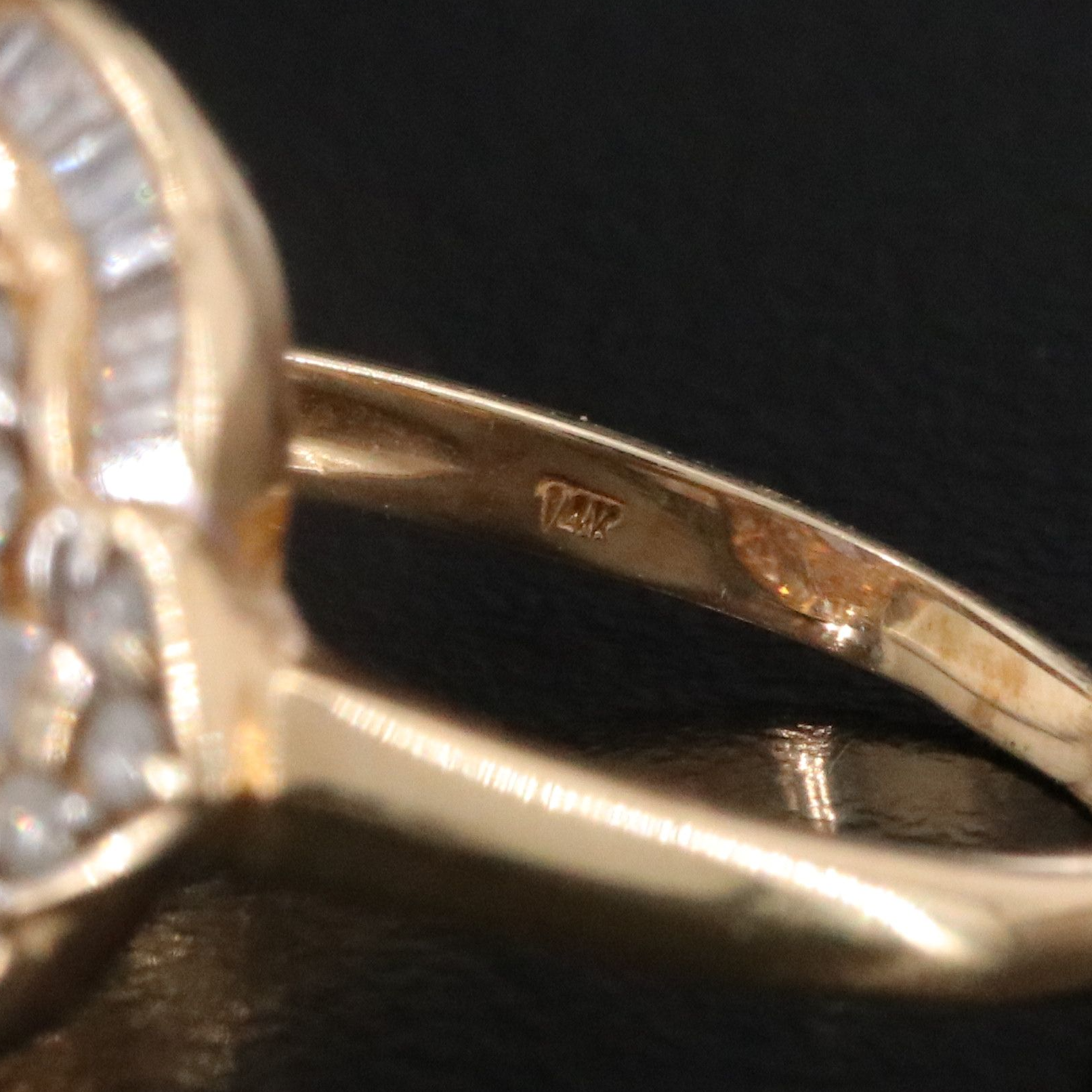 14K Tanzanite and Diamond Ballerina Ring