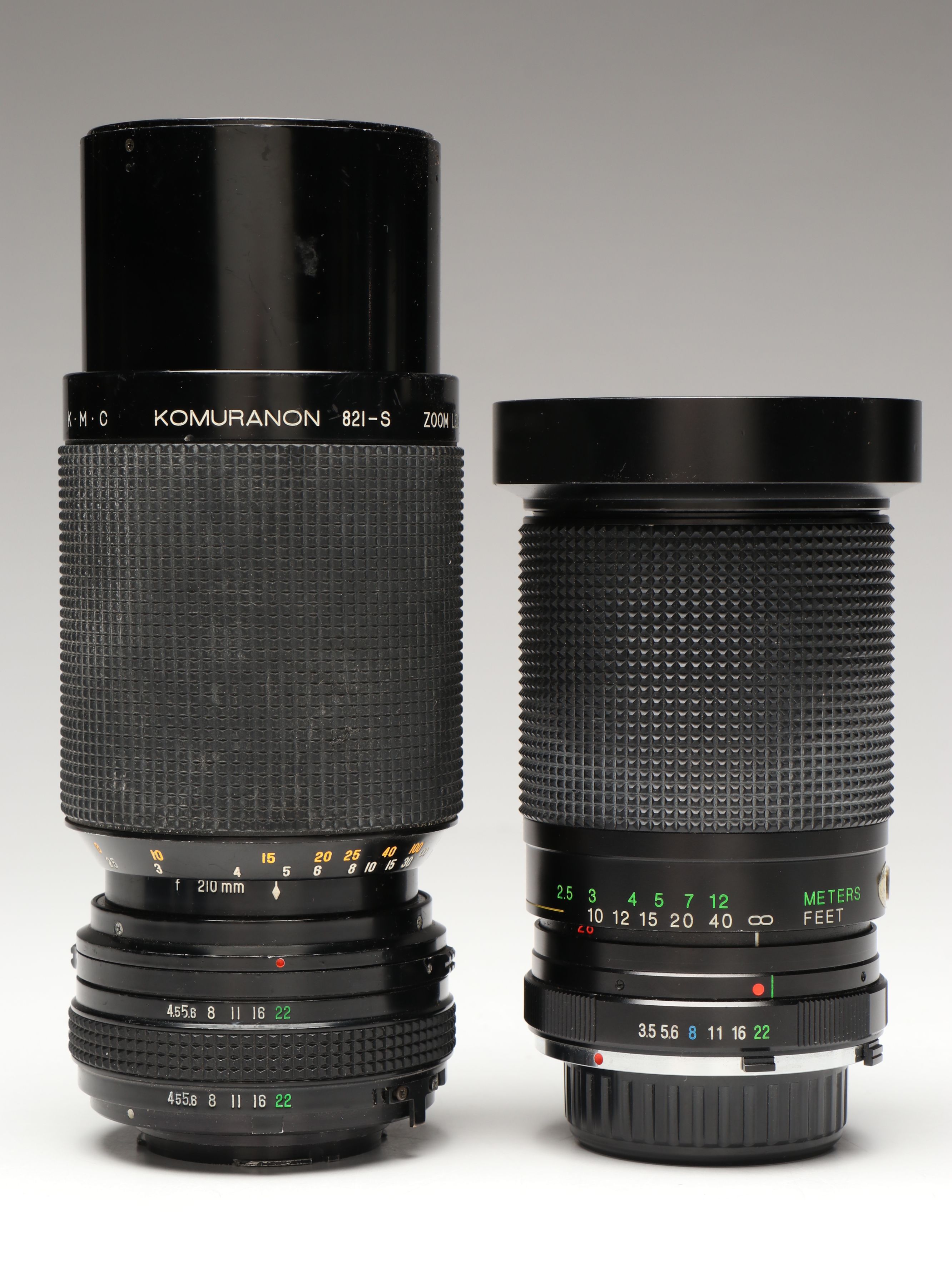 Minolta XD5 Camera, Rolev Magi-Glas Skylight Lens and More Camera Lenses