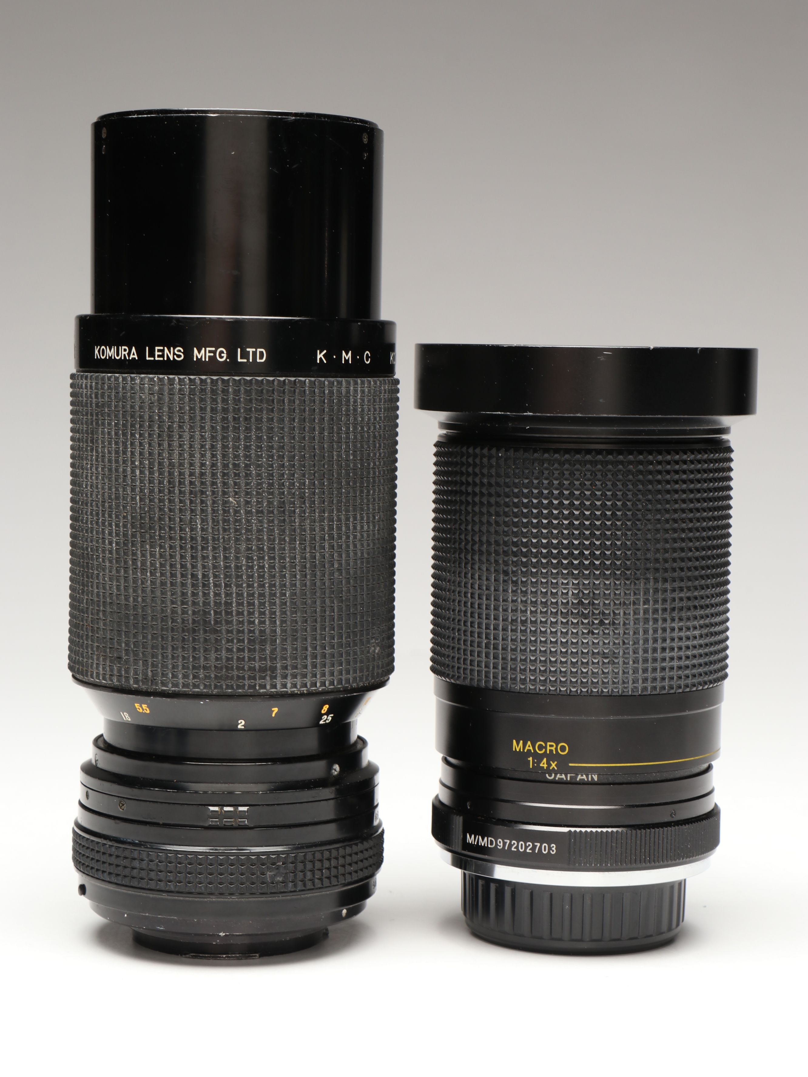 Minolta XD5 Camera, Rolev Magi-Glas Skylight Lens and More Camera Lenses